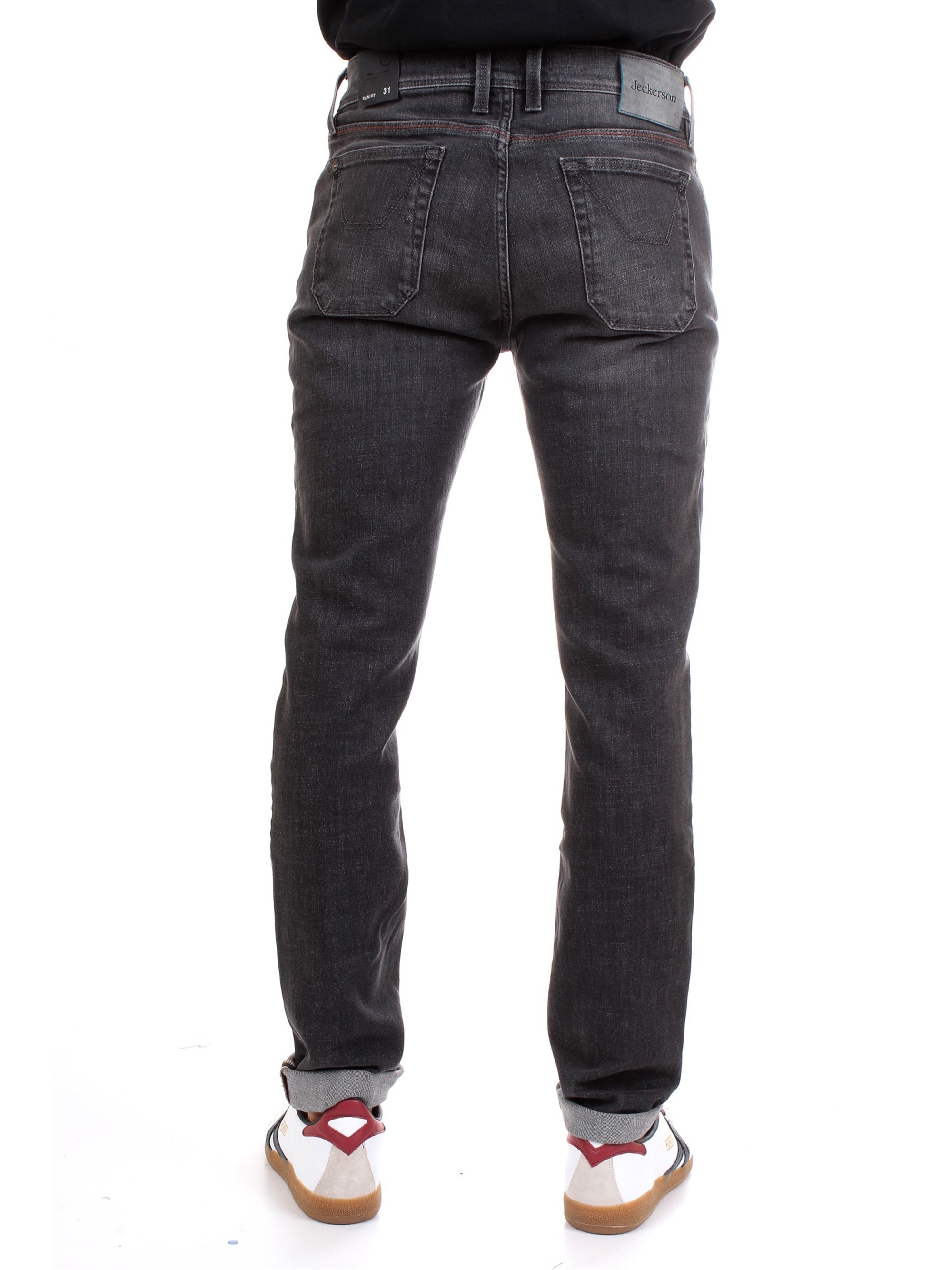 JECKERSON P00UPA079D040118 Black Clothing Man Jeans JECKERSON P00UPA079D040118 Black Clothing Man Jeans