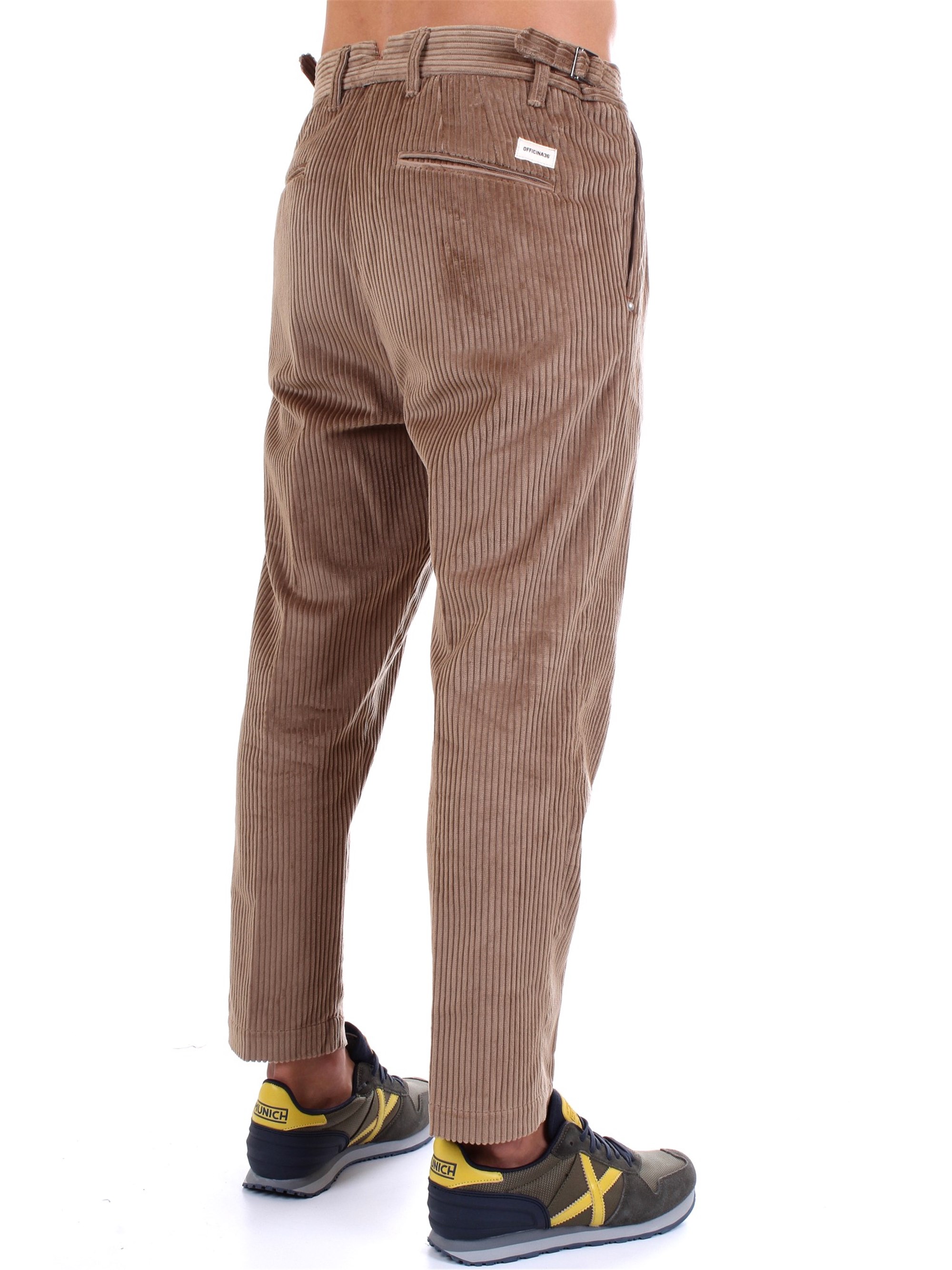 Officina36 0201407180 Beige Clothing Man Trousers Officina36 0201407180 Beige Clothing Man Trousers