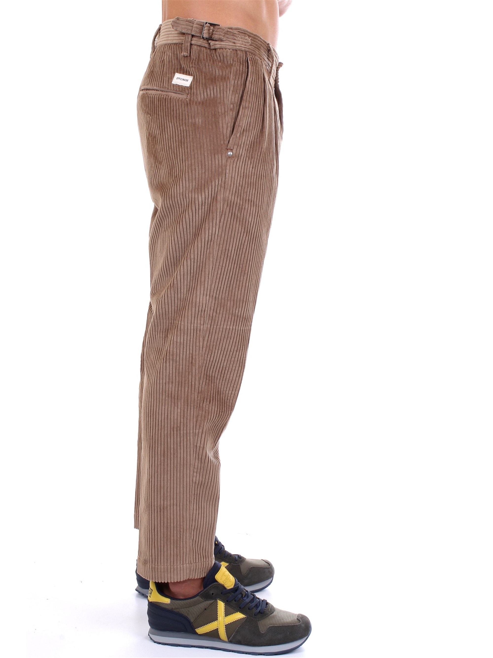Officina36 0201407180 Beige Clothing Man Trousers Officina36 0201407180 Beige Clothing Man Trousers