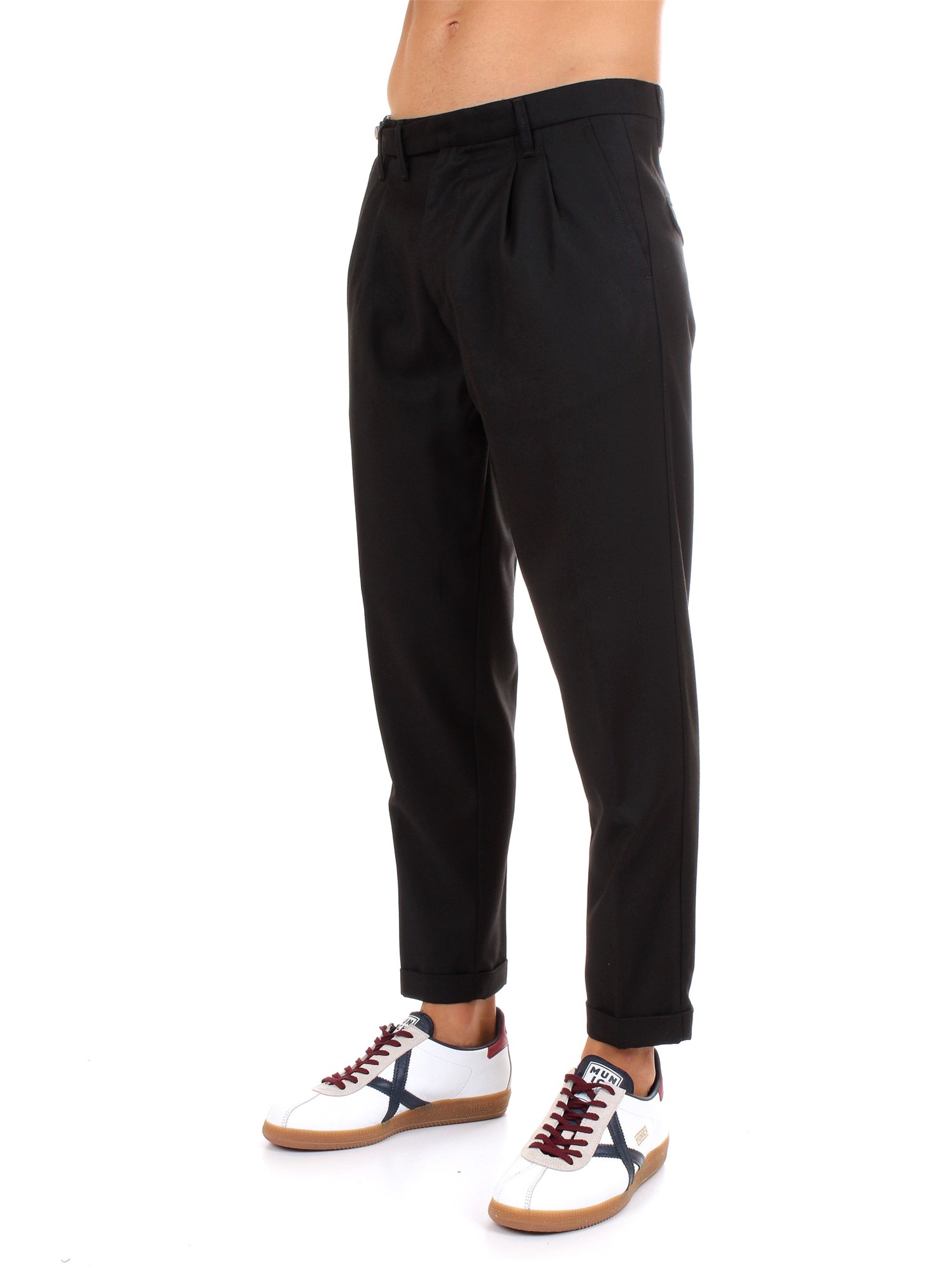 Officina36 0200207287 Black Clothing Man Trousers Officina36 0200207287 Black Clothing Man Trousers