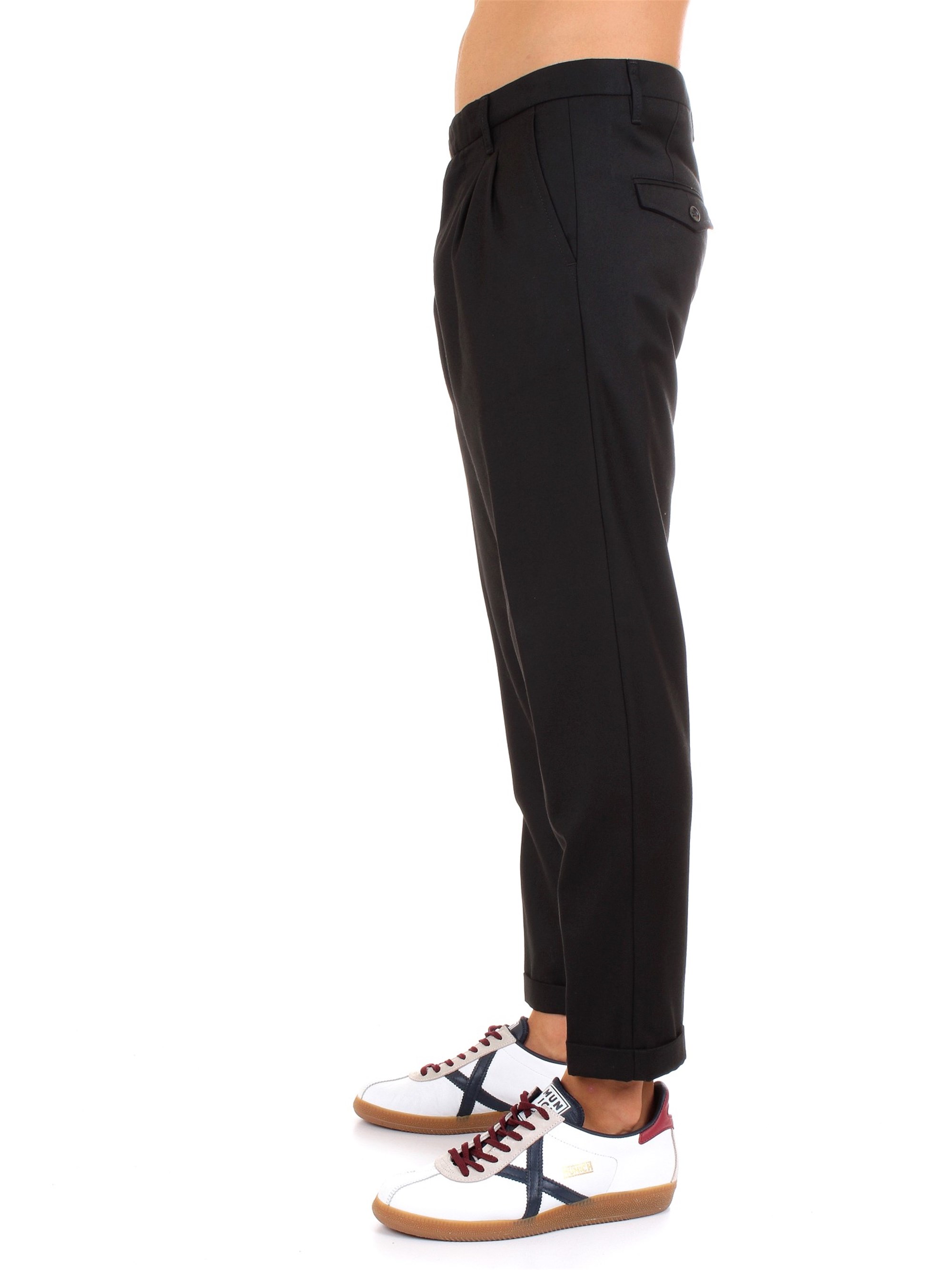 Officina36 0200207287 Black Clothing Man Trousers Officina36 0200207287 Black Clothing Man Trousers