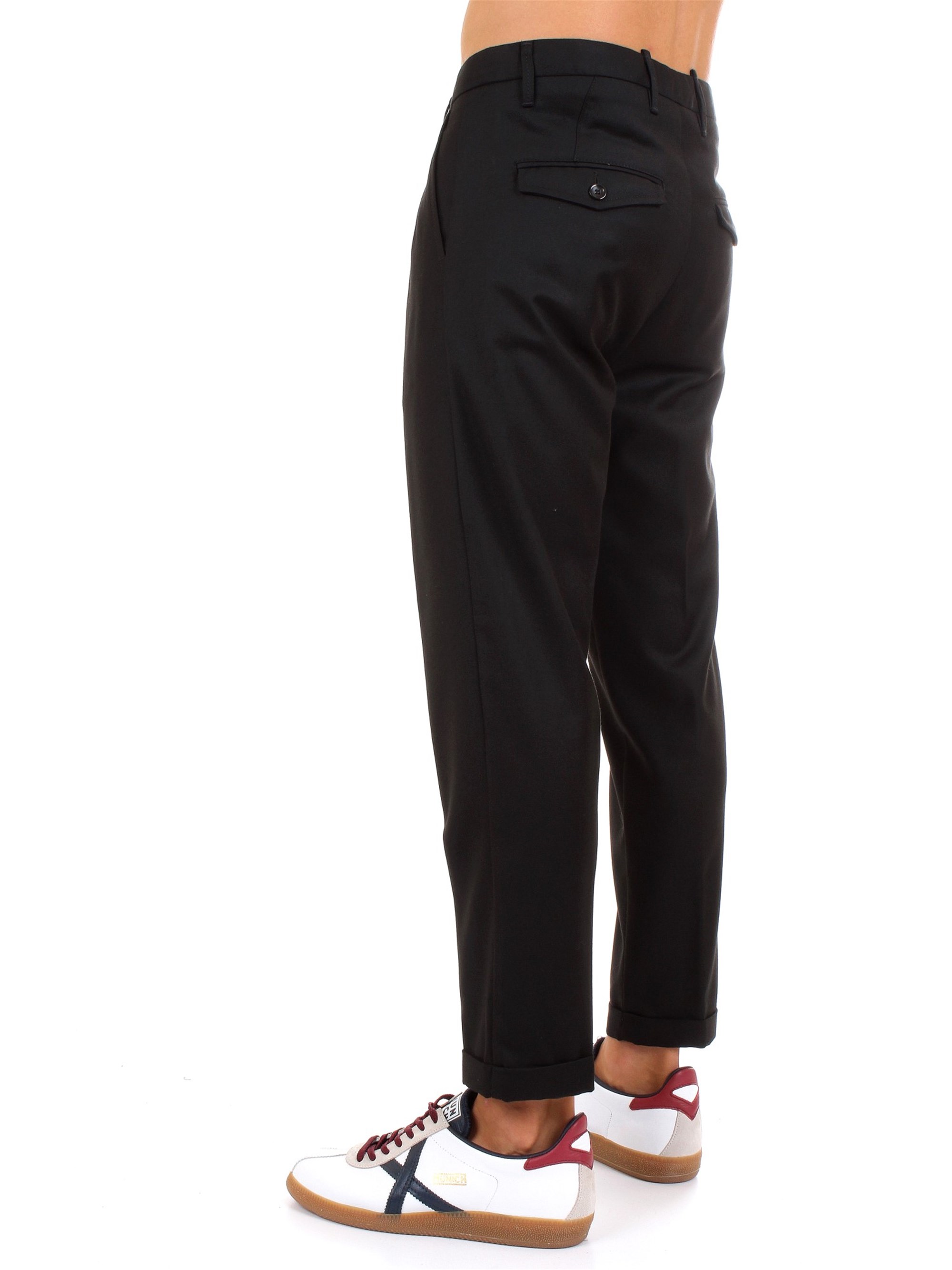 Officina36 0200207287 Black Clothing Man Trousers Officina36 0200207287 Black Clothing Man Trousers
