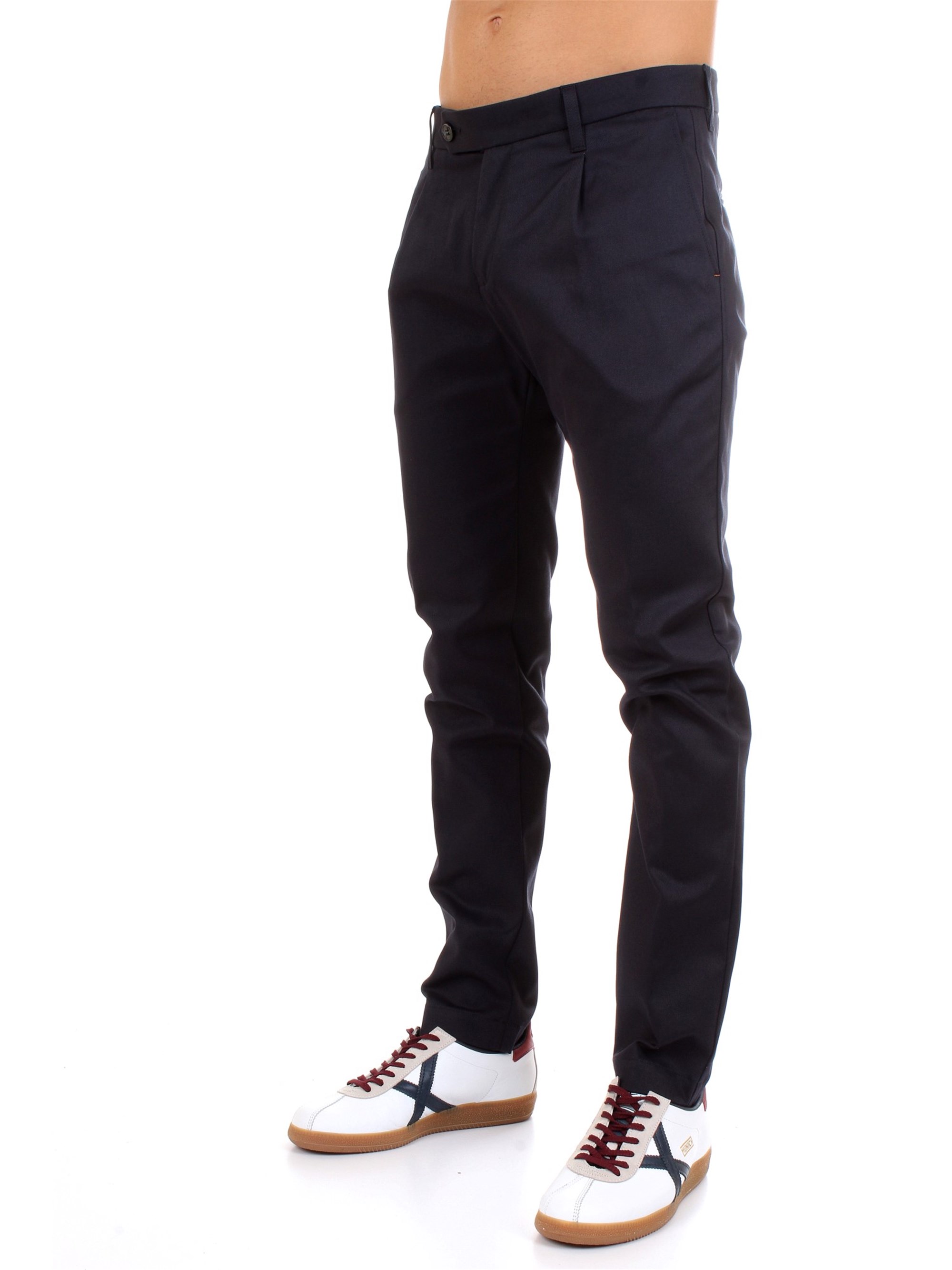 Officina36 0203507193 Blue Clothing Man Trousers Officina36 0203507193 Blue Clothing Man Trousers