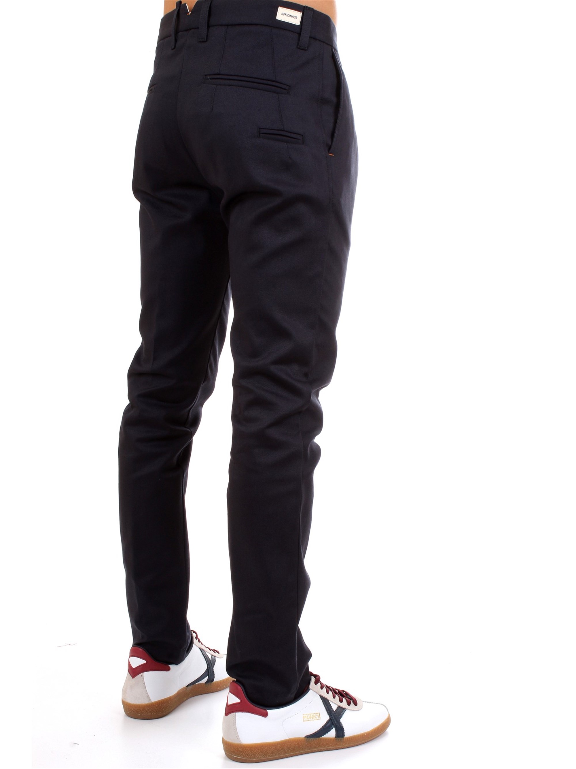 Officina36 0203507193 Blue Clothing Man Trousers Officina36 0203507193 Blue Clothing Man Trousers
