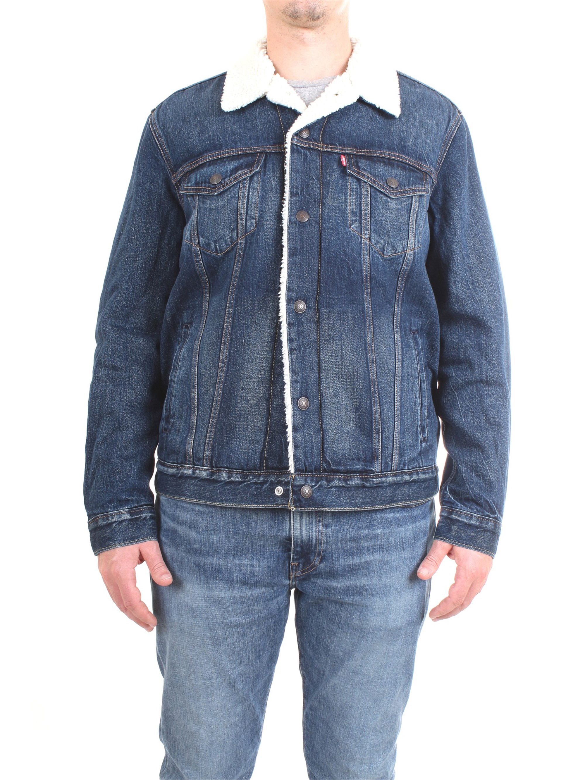 LEVI'S 16365-0105 Blue Clothing Man Jacket LEVI'S 16365-0105 Blue Clothing Man Jacket