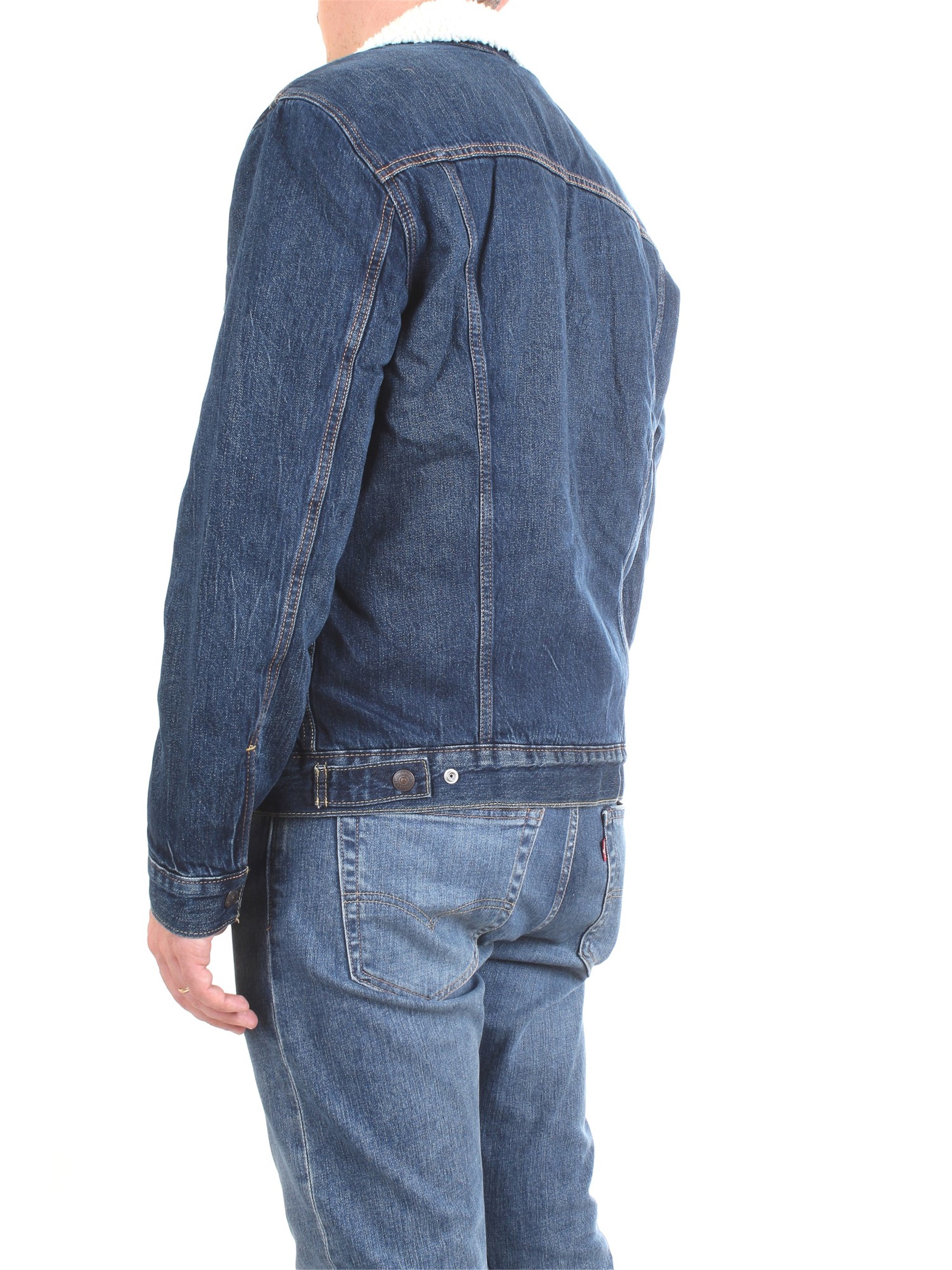 LEVI'S 16365-0105 Blue Clothing Man Jacket LEVI'S 16365-0105 Blue Clothing Man Jacket