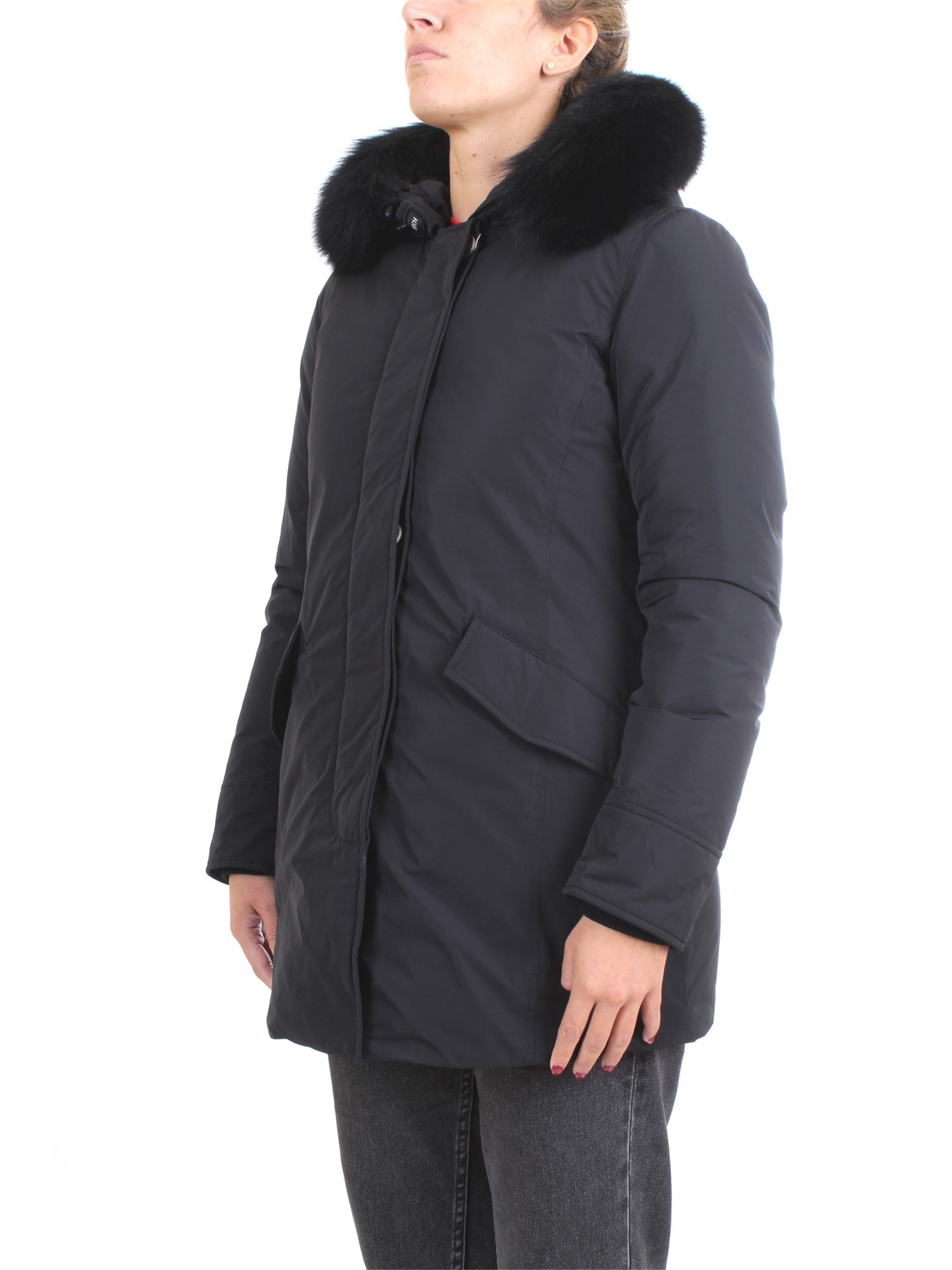 WOOLRICH WWCPS2834 Black Clothing Woman PARKA WOOLRICH WWCPS2834 Black Clothing Woman PARKA