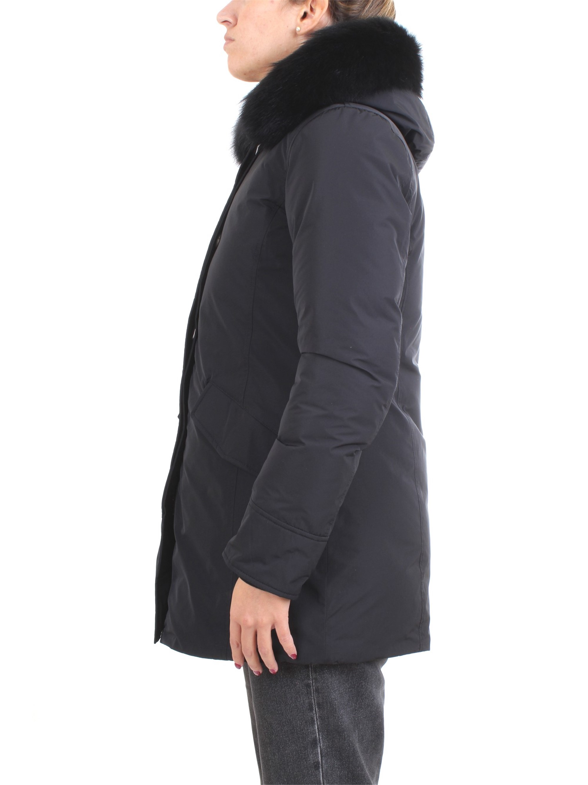 WOOLRICH WWCPS2834 Black Clothing Woman PARKA WOOLRICH WWCPS2834 Black Clothing Woman PARKA