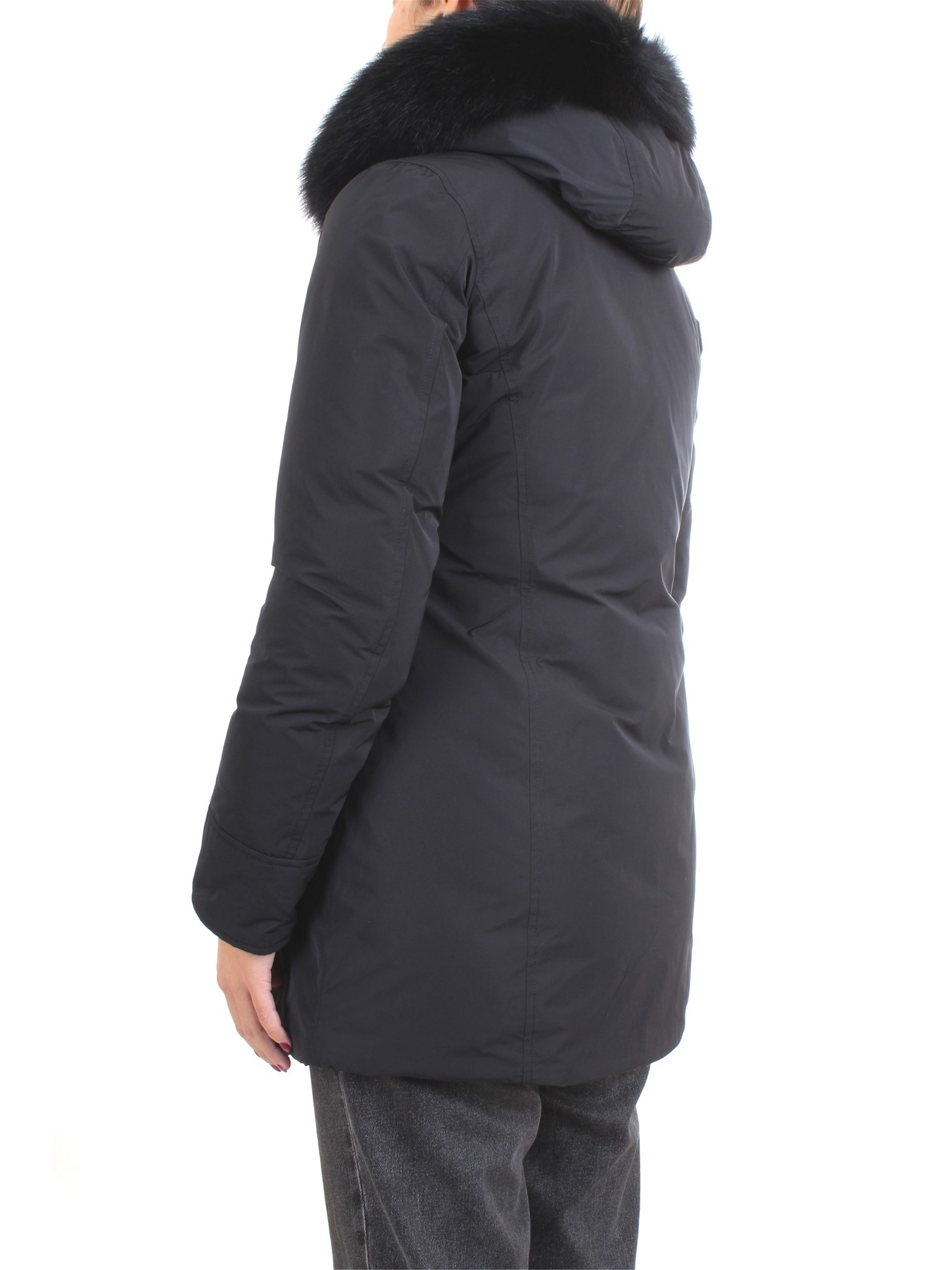 WOOLRICH WWCPS2834 Black Clothing Woman PARKA WOOLRICH WWCPS2834 Black Clothing Woman PARKA