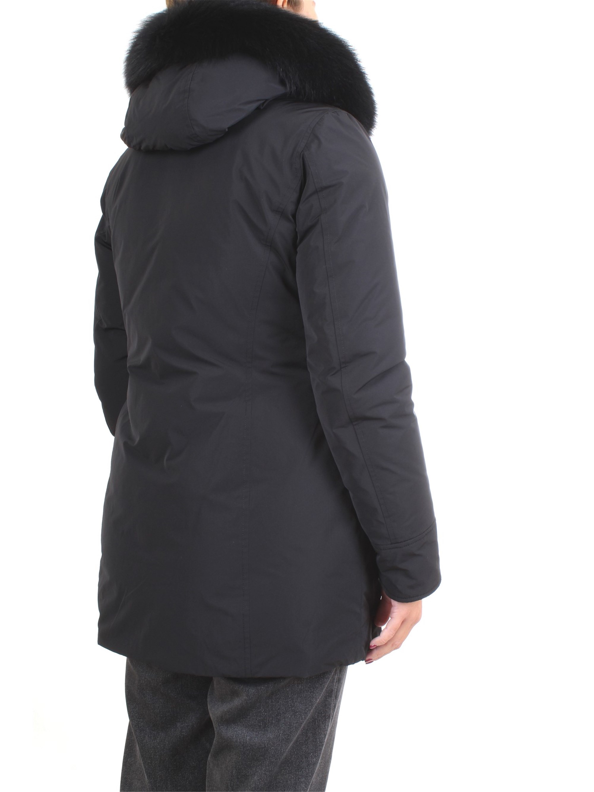 WOOLRICH WWCPS2834 Black Clothing Woman PARKA WOOLRICH WWCPS2834 Black Clothing Woman PARKA