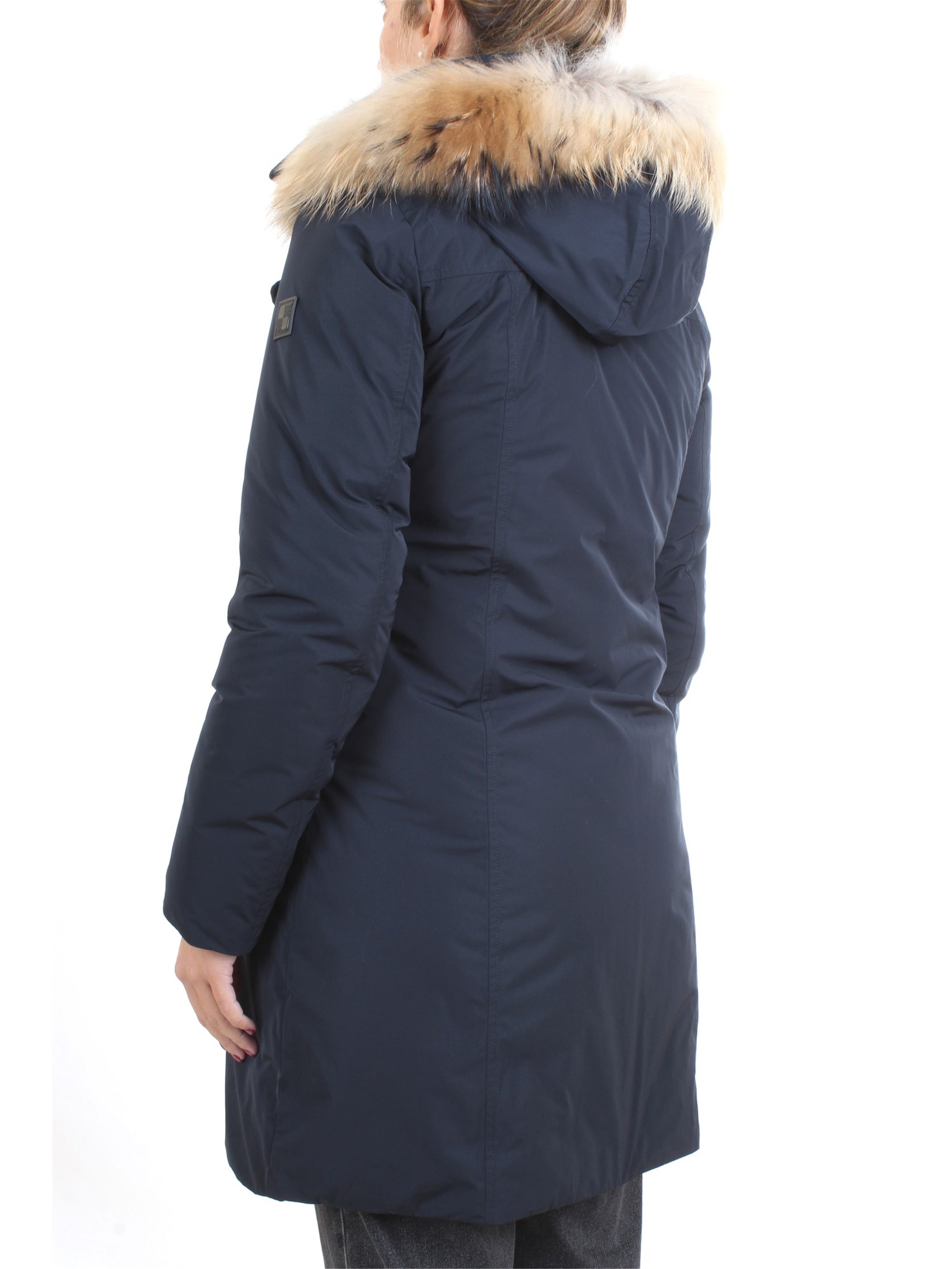 WOOLRICH WWCPS2832 Blue Clothing Woman Duvet WOOLRICH WWCPS2832 Blue Clothing Woman Duvet