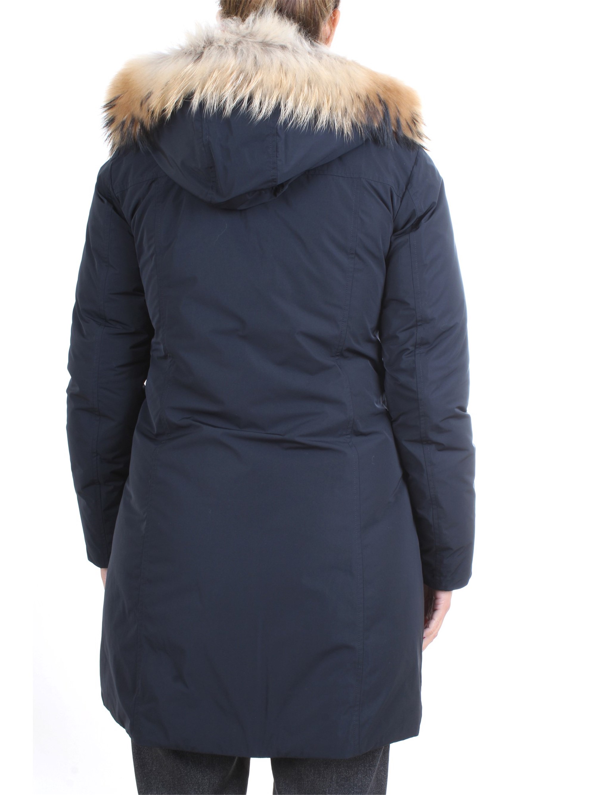 WOOLRICH WWCPS2832 Blue Clothing Woman Duvet WOOLRICH WWCPS2832 Blue Clothing Woman Duvet