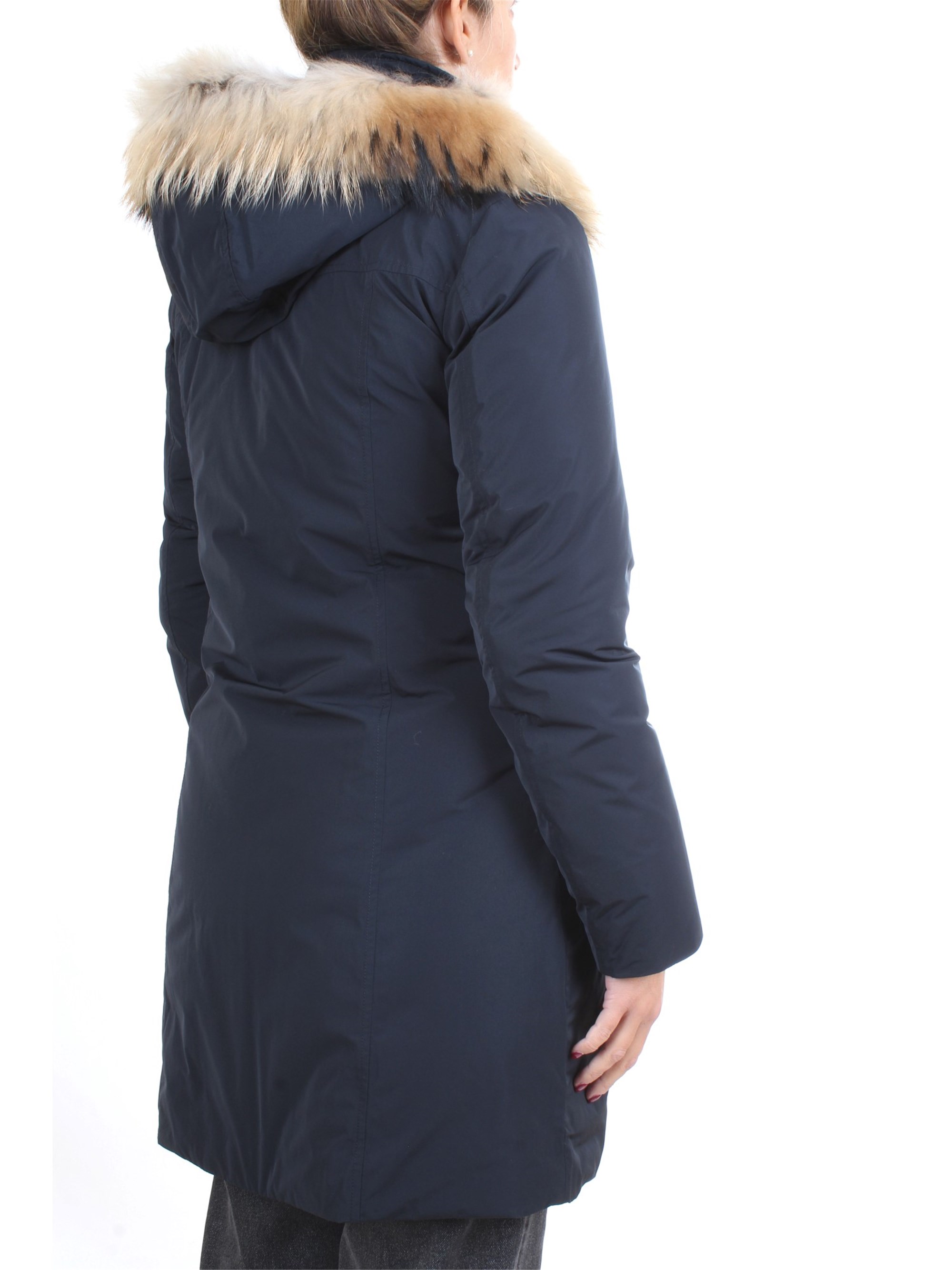 WOOLRICH WWCPS2832 Blue Clothing Woman Duvet WOOLRICH WWCPS2832 Blue Clothing Woman Duvet
