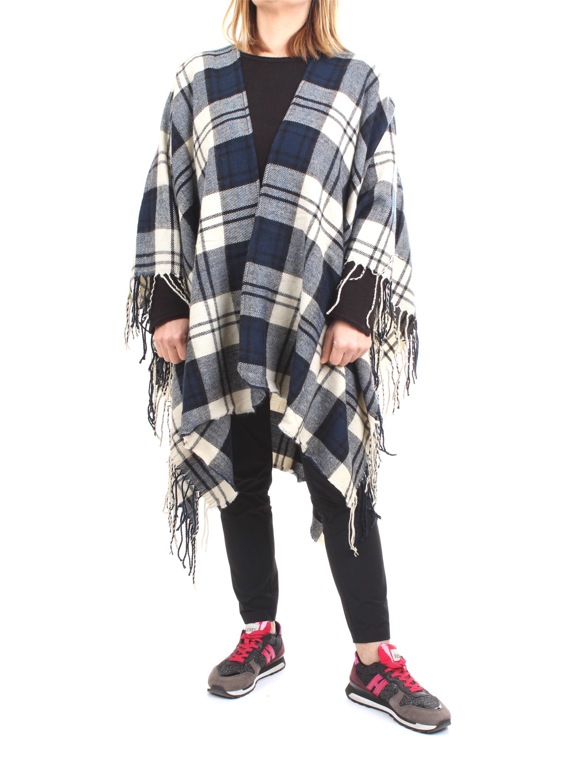 WOOLRICH WWACC1453 Blue Accessories Woman Cape WOOLRICH WWACC1453 Blue Accessories Woman Cape