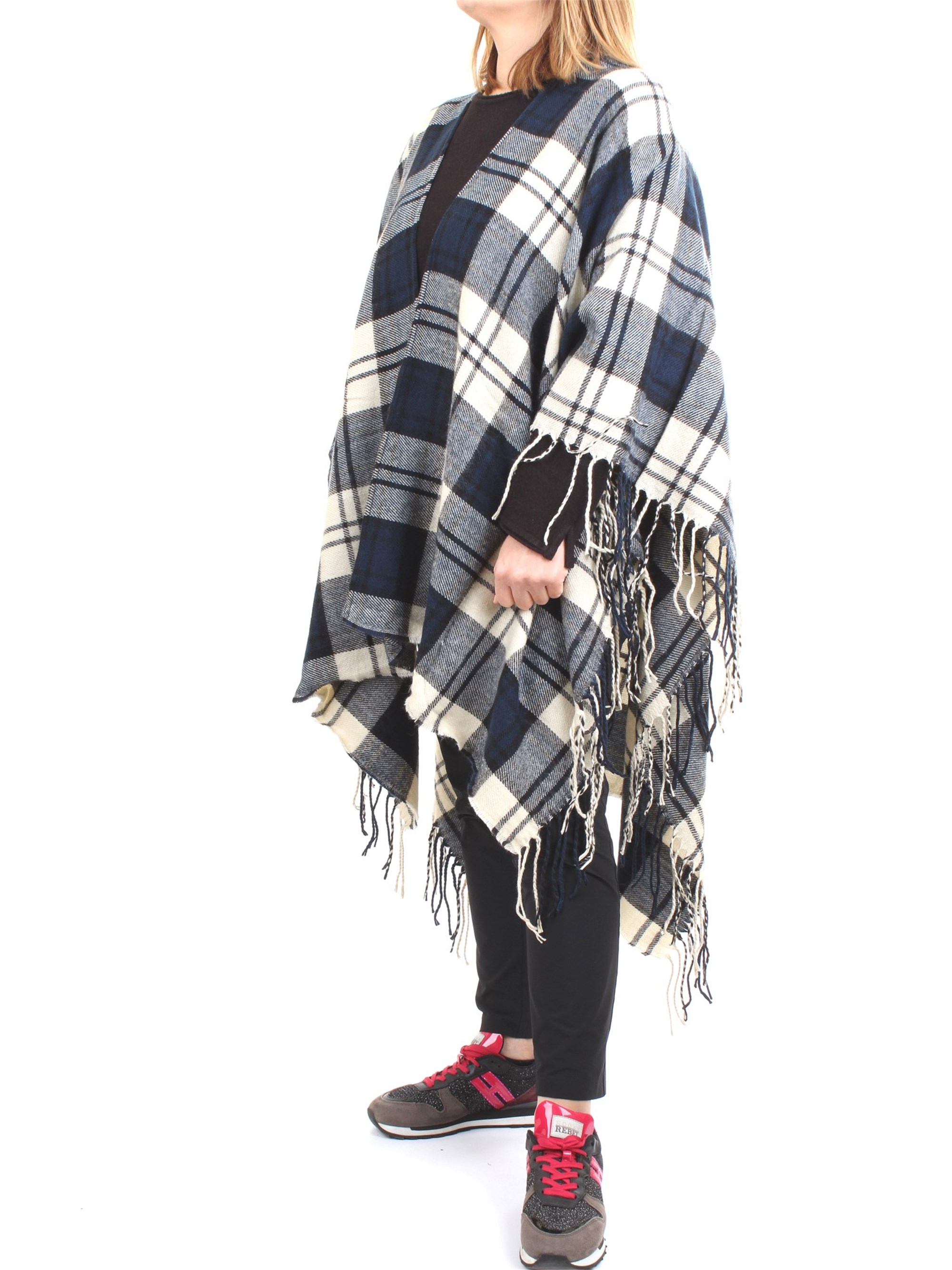 WOOLRICH WWACC1453 Blue Accessories Woman Cape WOOLRICH WWACC1453 Blue Accessories Woman Cape