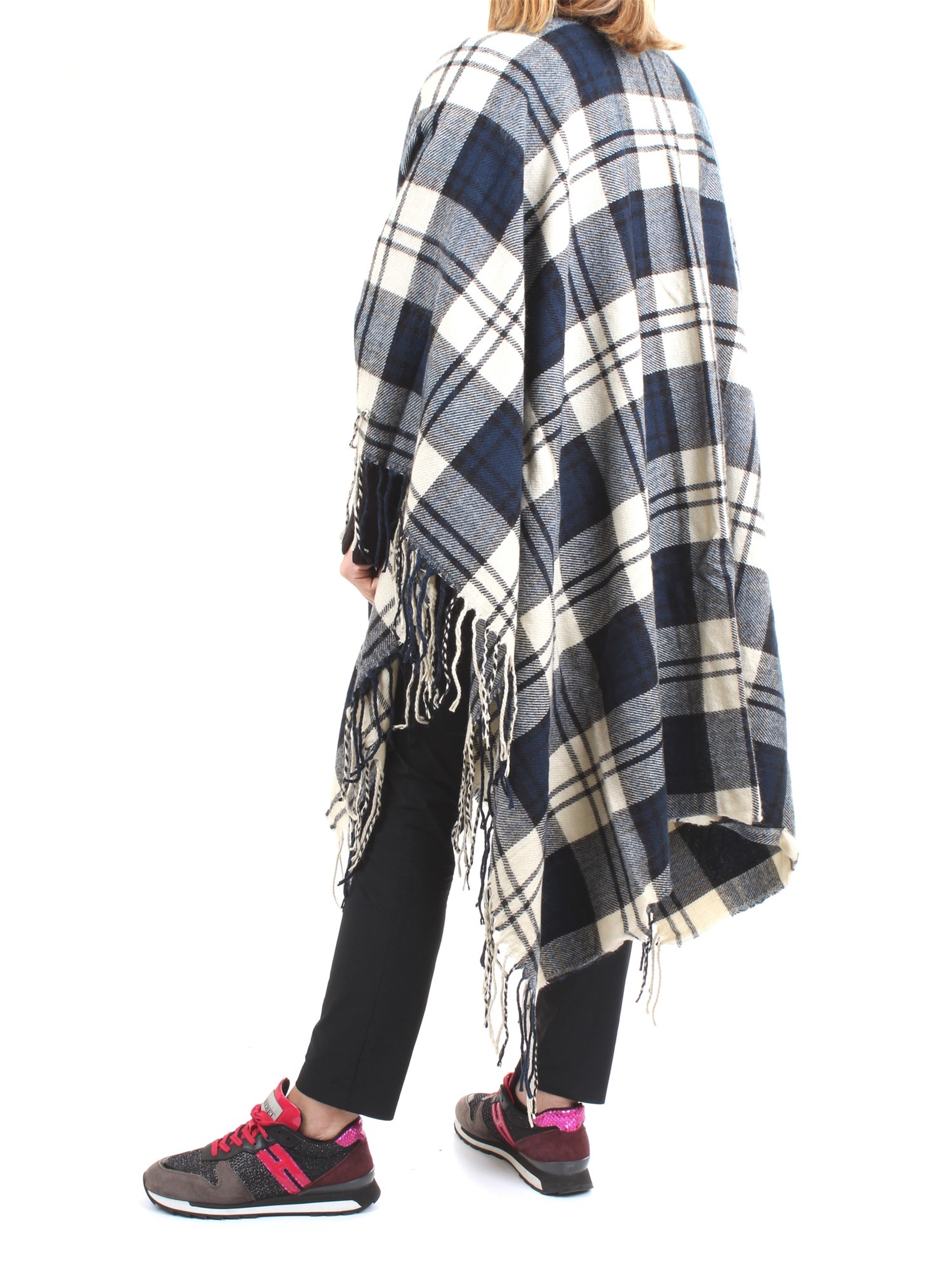 WOOLRICH WWACC1453 Blue Accessories Woman Cape WOOLRICH WWACC1453 Blue Accessories Woman Cape