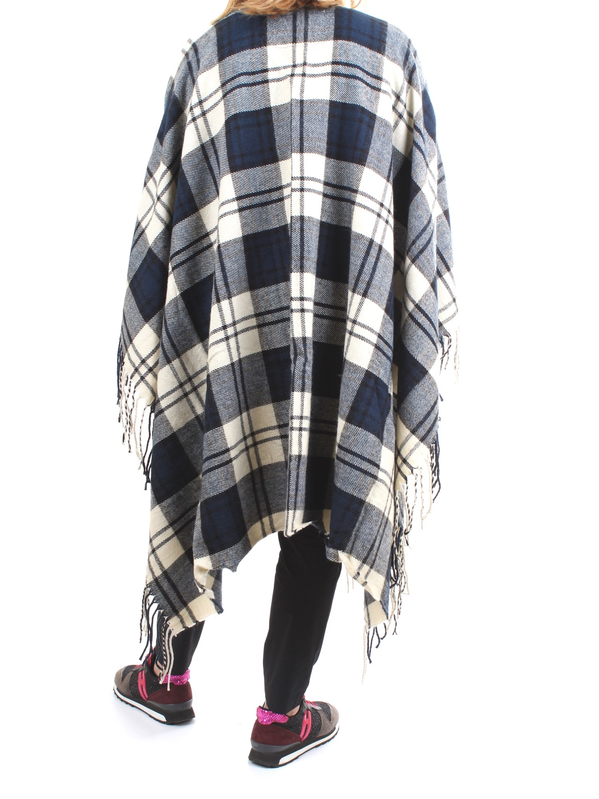 WOOLRICH WWACC1453 Blue Accessories Woman Cape WOOLRICH WWACC1453 Blue Accessories Woman Cape