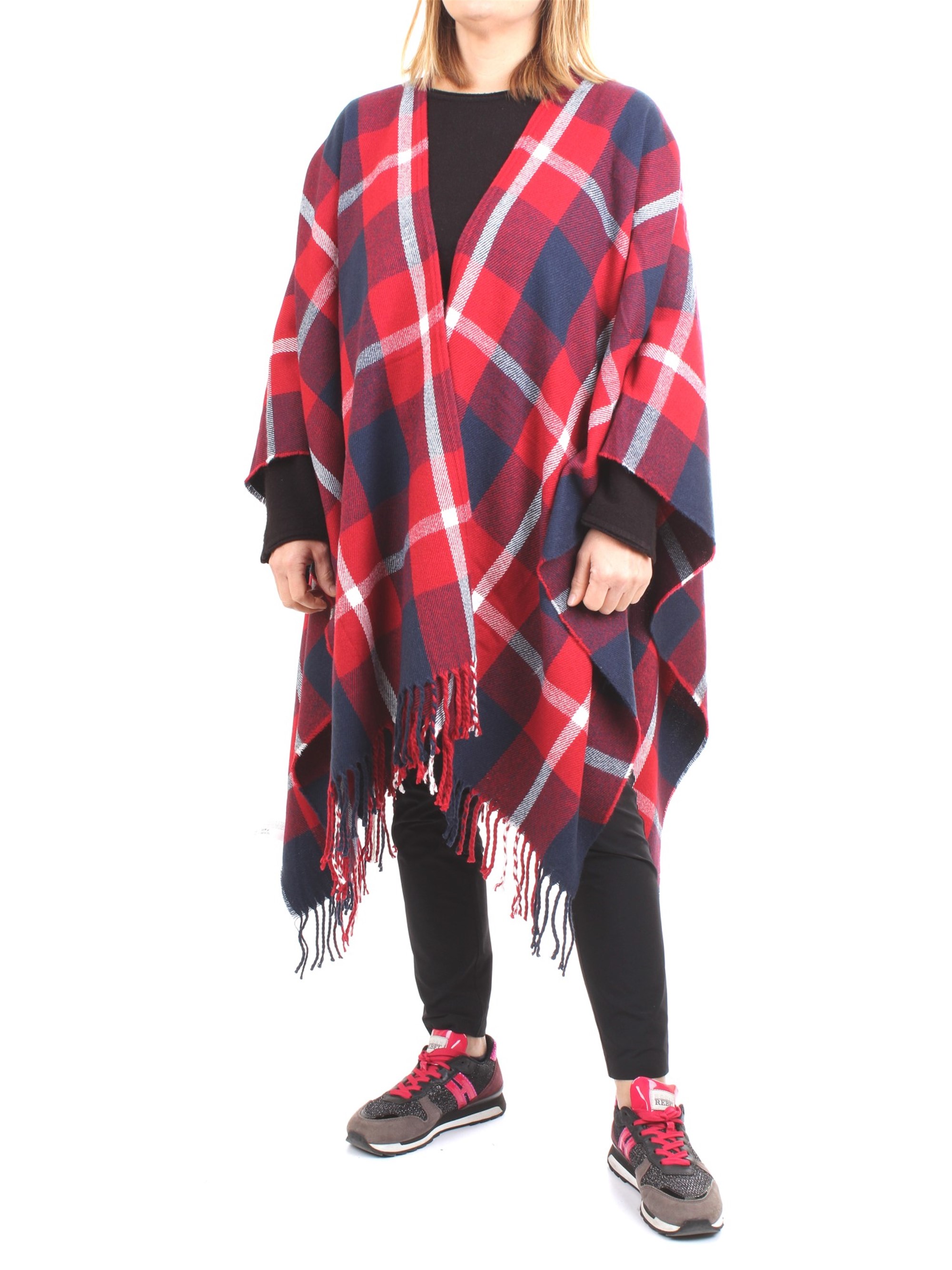WOOLRICH WWACC1288 Red Accessories Woman Cape WOOLRICH WWACC1288 Red Accessories Woman Cape