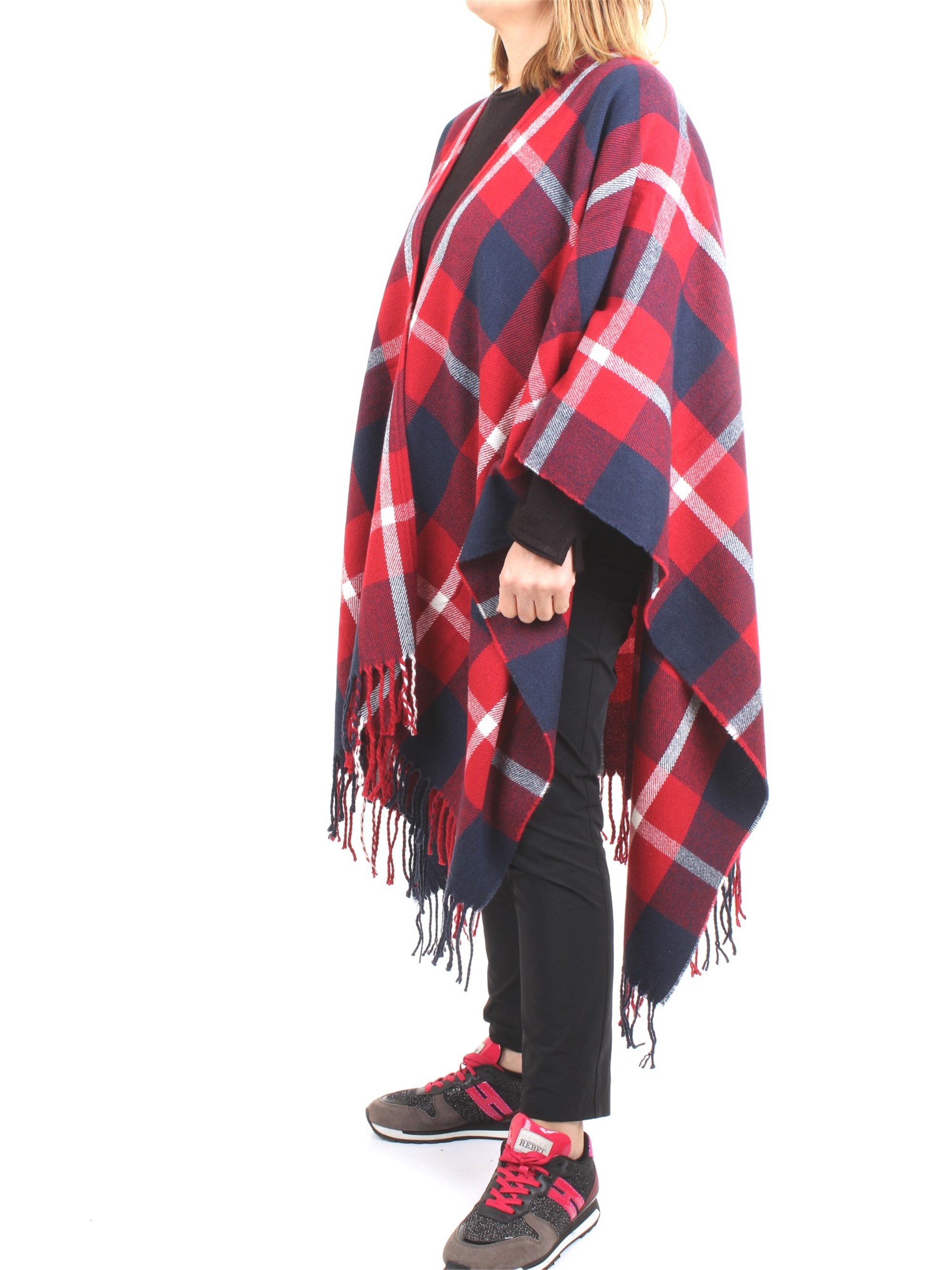 WOOLRICH WWACC1288 Red Accessories Woman Cape WOOLRICH WWACC1288 Red Accessories Woman Cape