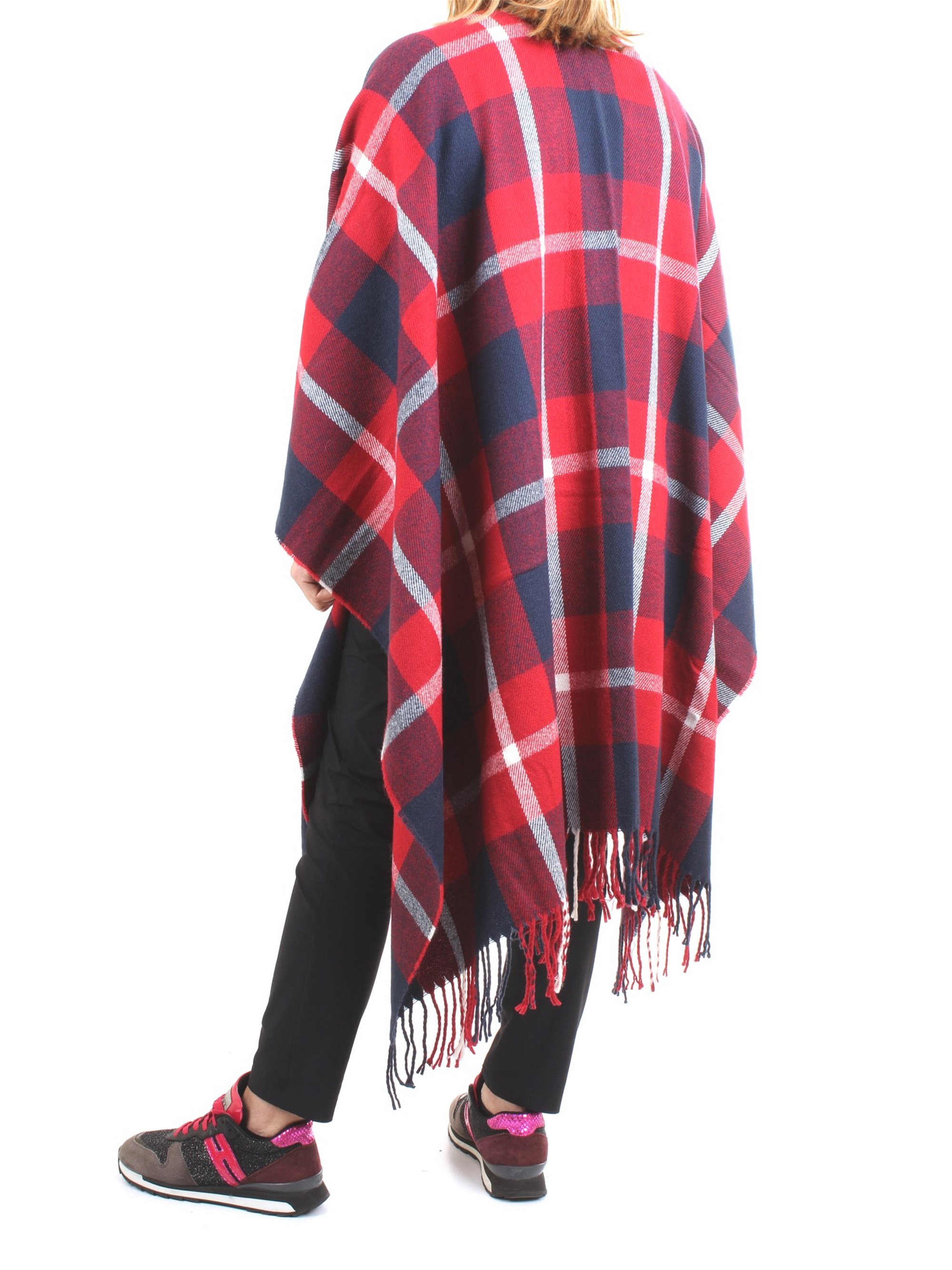 WOOLRICH WWACC1288 Red Accessories Woman Cape WOOLRICH WWACC1288 Red Accessories Woman Cape