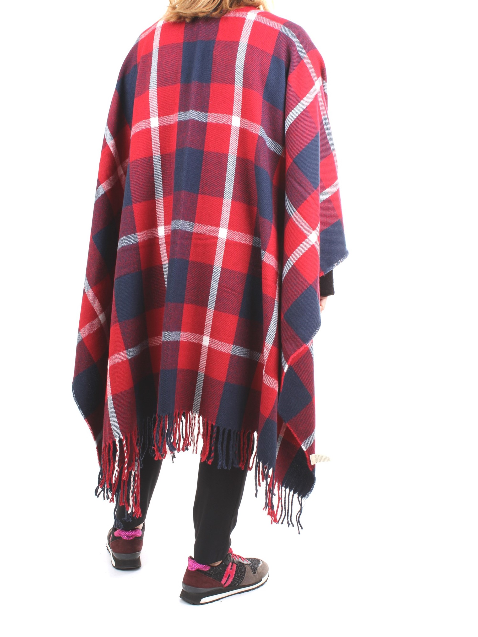 WOOLRICH WWACC1288 Red Accessories Woman Cape WOOLRICH WWACC1288 Red Accessories Woman Cape