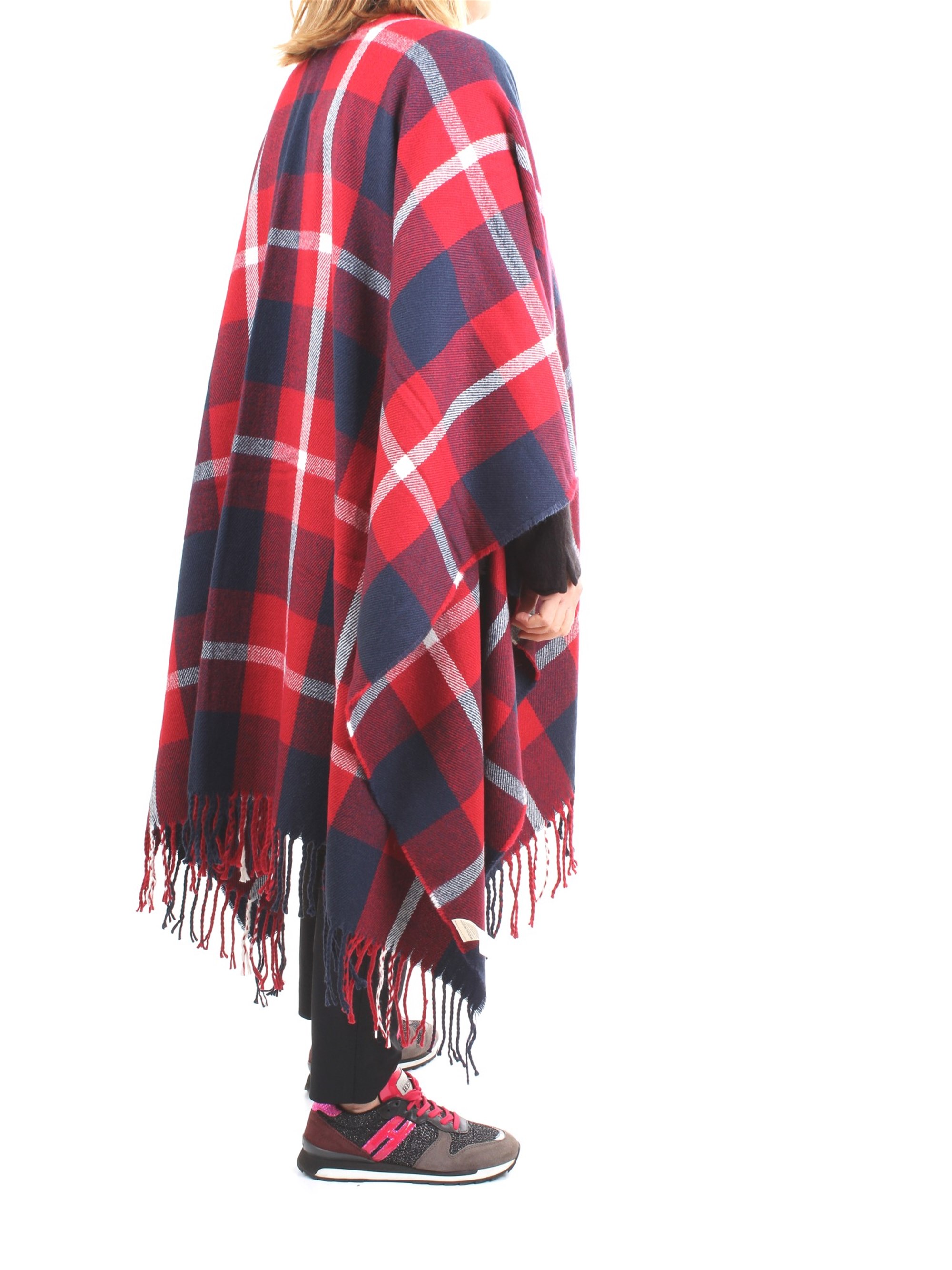 WOOLRICH WWACC1288 Red Accessories Woman Cape WOOLRICH WWACC1288 Red Accessories Woman Cape