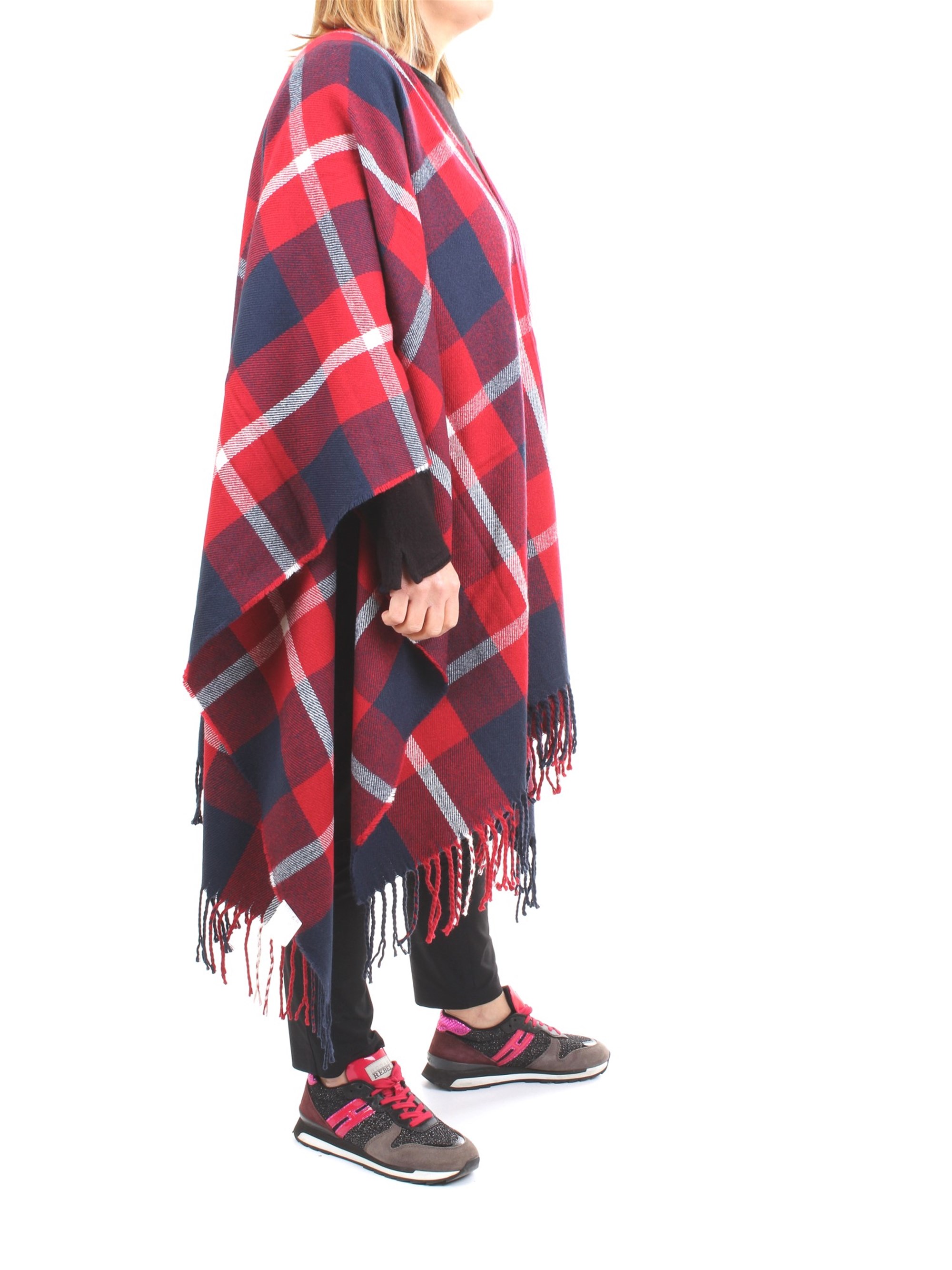 WOOLRICH WWACC1288 Red Accessories Woman Cape WOOLRICH WWACC1288 Red Accessories Woman Cape