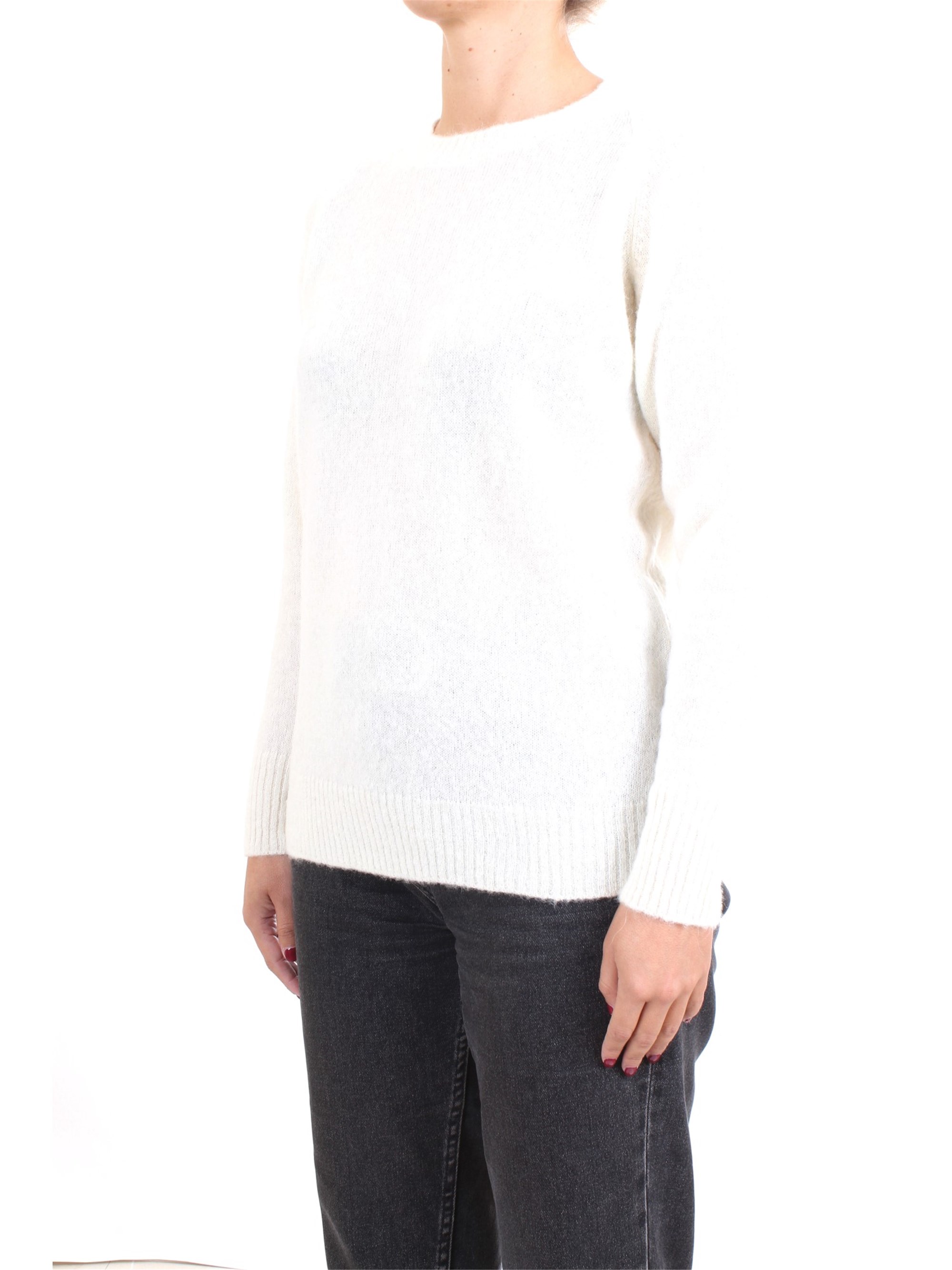 WOOLRICH WWMAG1811 Milk Clothing Woman Pullover WOOLRICH WWMAG1811 Milk Clothing Woman Pullover