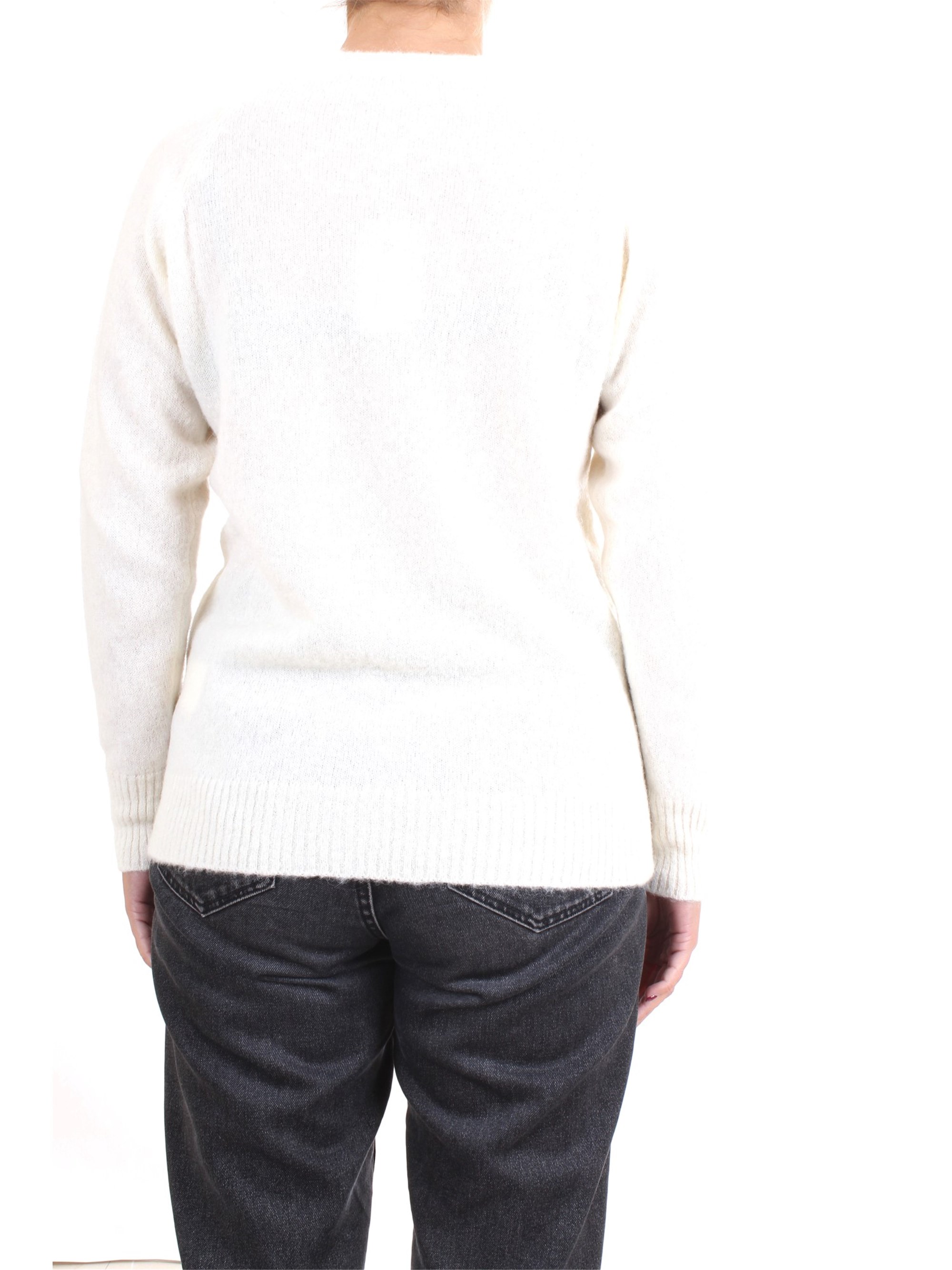 WOOLRICH WWMAG1811 Milk Clothing Woman Pullover WOOLRICH WWMAG1811 Milk Clothing Woman Pullover