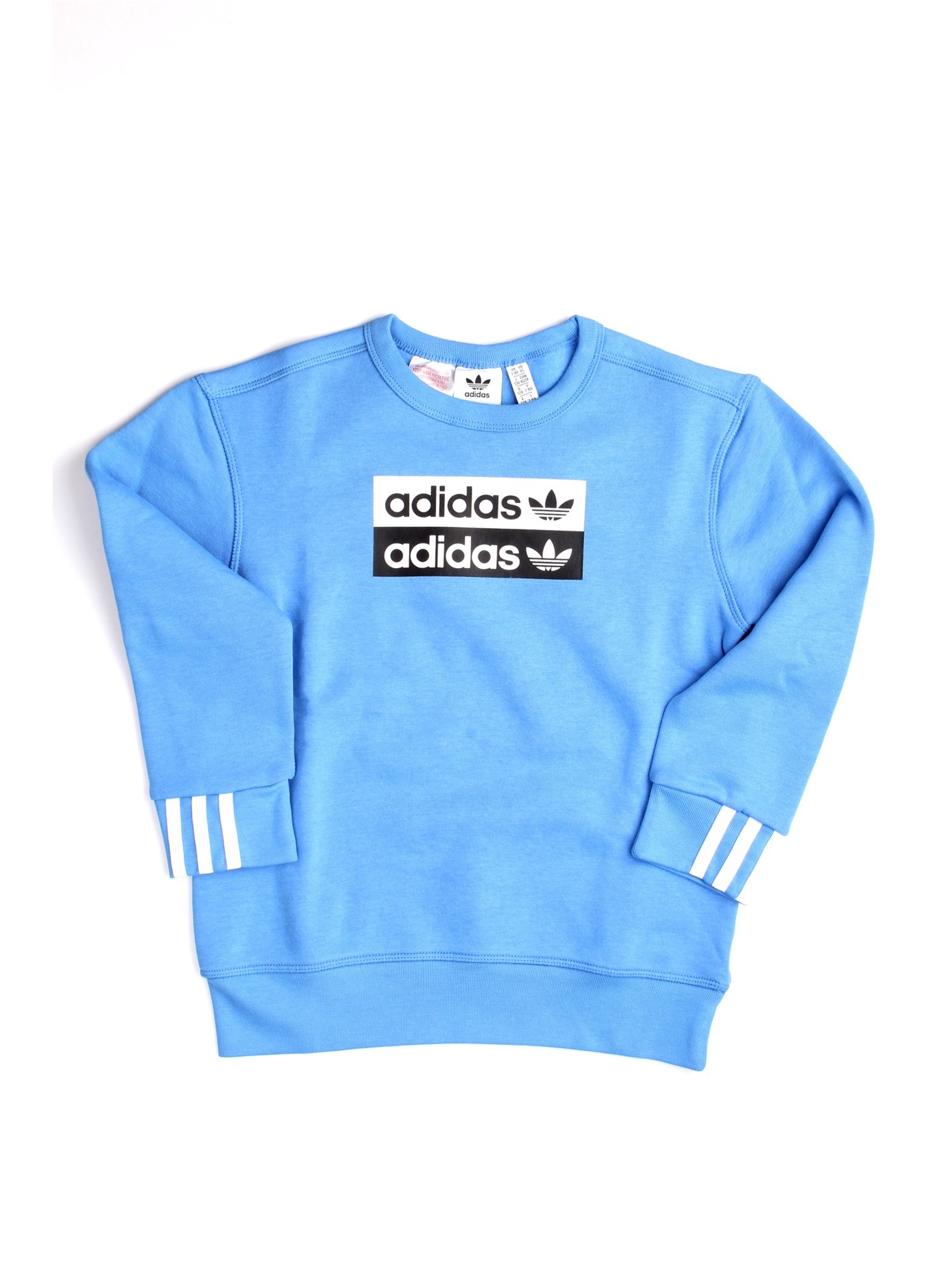 ADIDAS ORIGINALS ED7882 Light blue Clothing Unisex junior Sweater ADIDAS ORIGINALS ED7882 Light blue Clothing Unisex junior Sweater