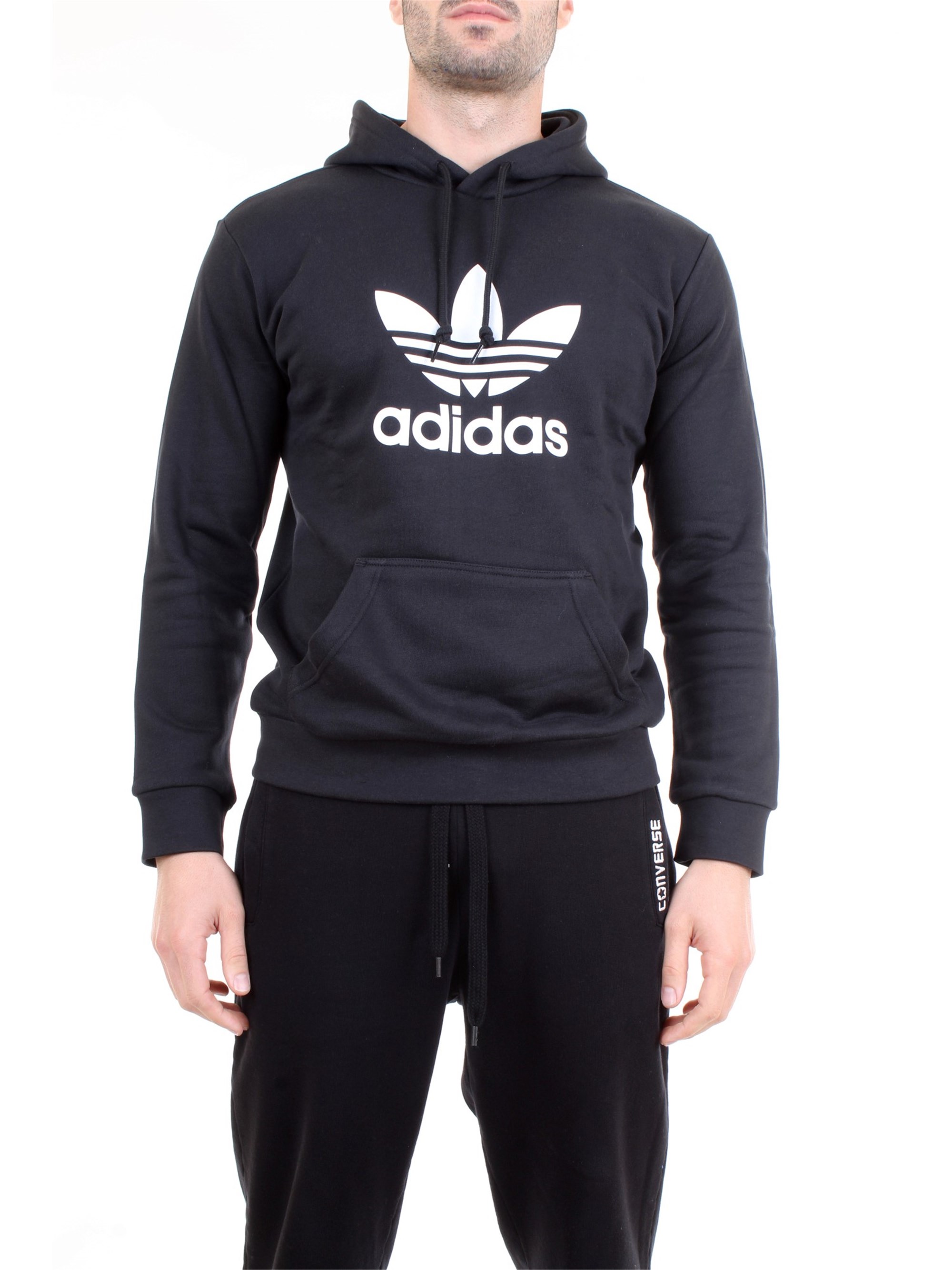 ADIDAS ORIGINALS DT7964 Black Clothing Man Sweater ADIDAS ORIGINALS DT7964 Black Clothing Man Sweater