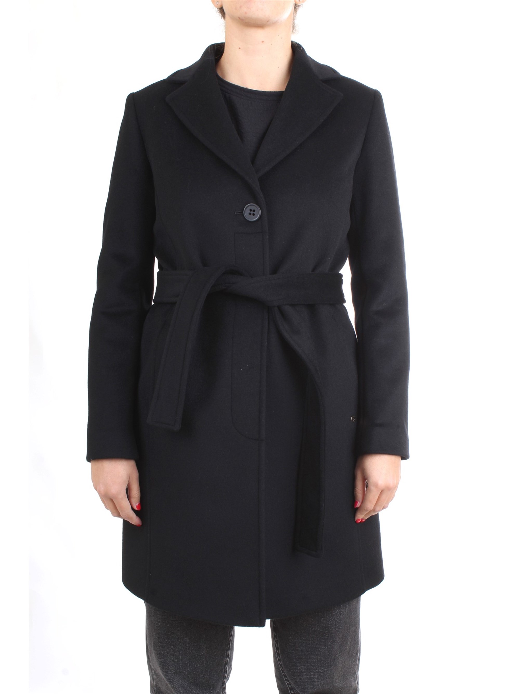 PENNYBLACK 20145519 Nero Abbigliamento Donna Cappotto PENNYBLACK 20145519 Nero Abbigliamento Donna Cappotto