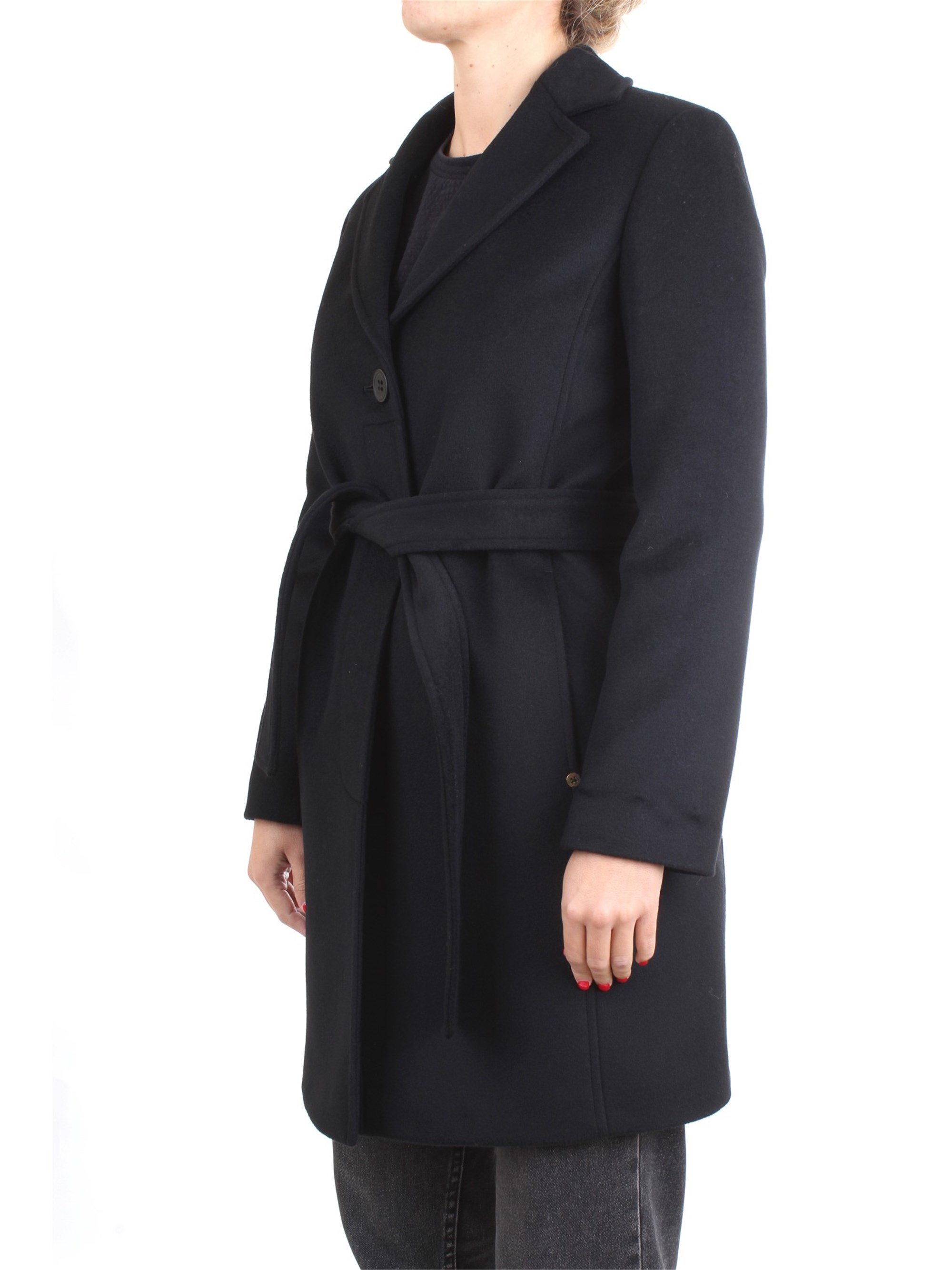 PENNYBLACK 20145519 Nero Abbigliamento Donna Cappotto PENNYBLACK 20145519 Nero Abbigliamento Donna Cappotto