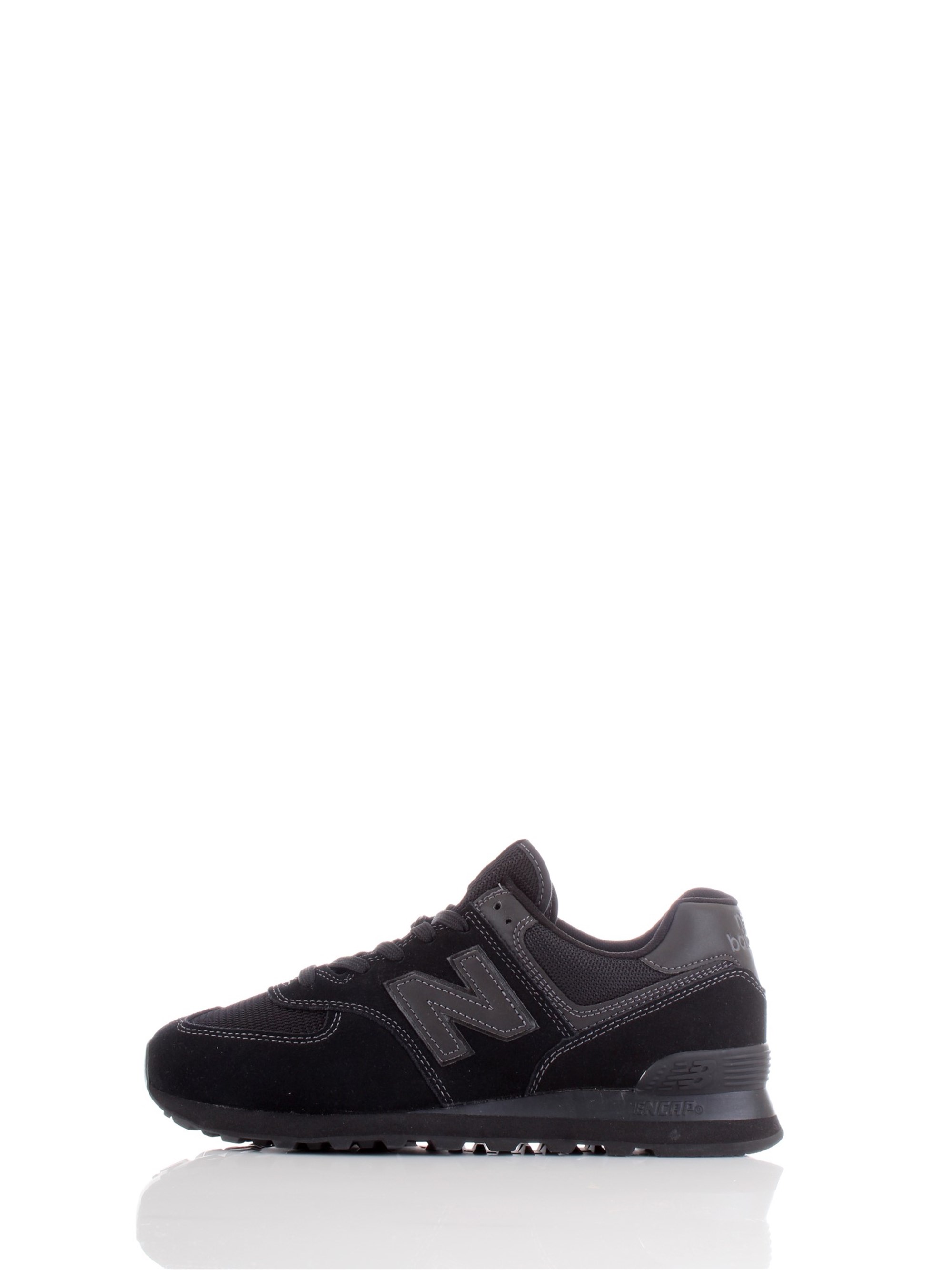 NEW BALANCE ML574E Black Shoes Man Sneakers NEW BALANCE ML574E Black Shoes Man Sneakers
