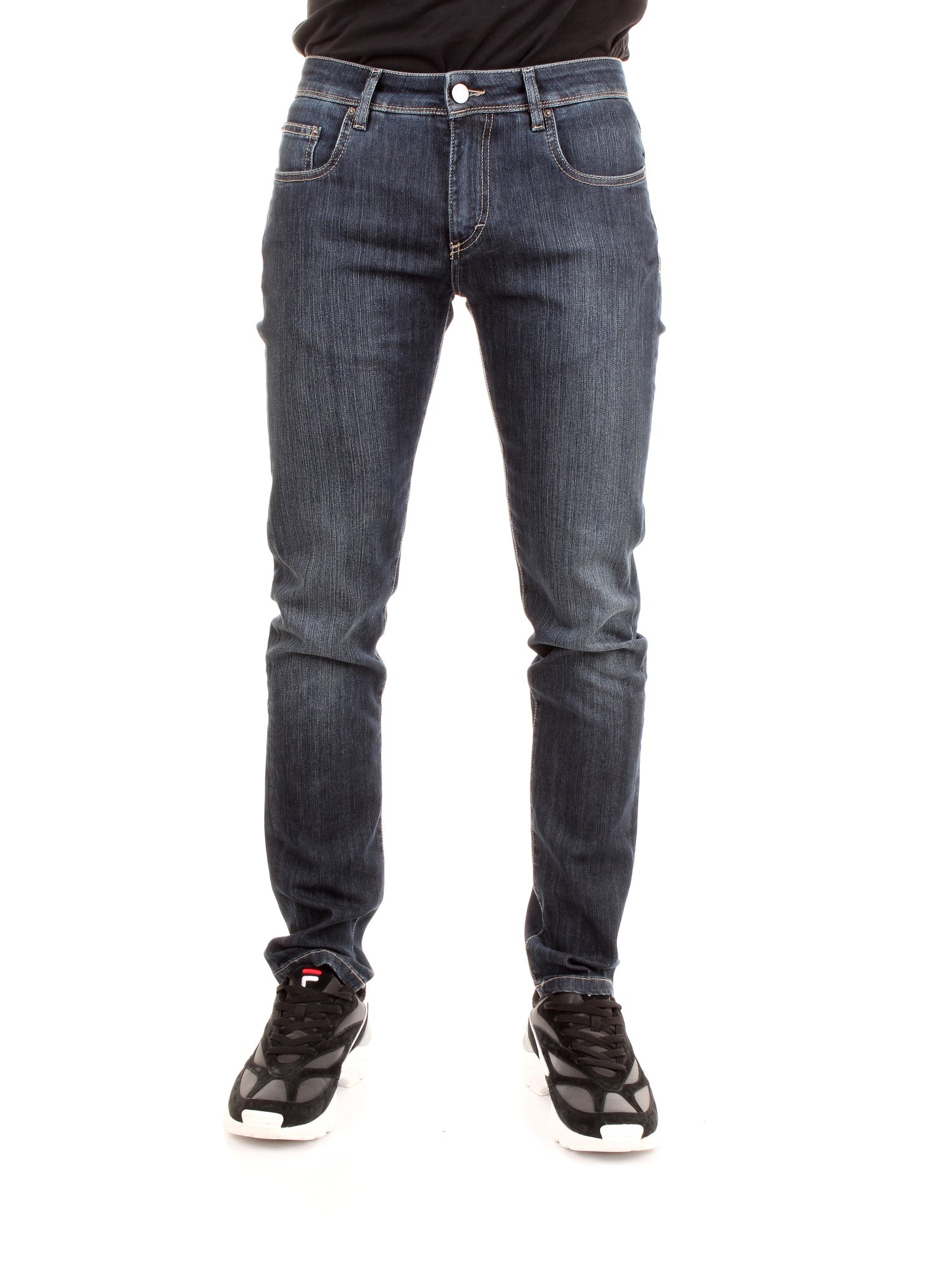 CAMOUFLAGE D00 A154 Dark blue Clothing Man Jeans CAMOUFLAGE D00 A154 Dark blue Clothing Man Jeans