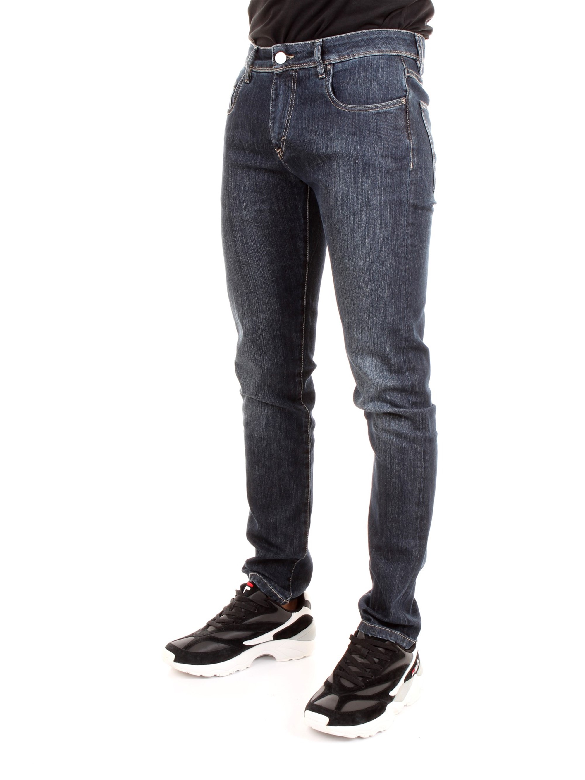 CAMOUFLAGE D00 A154 Dark blue Clothing Man Jeans CAMOUFLAGE D00 A154 Dark blue Clothing Man Jeans