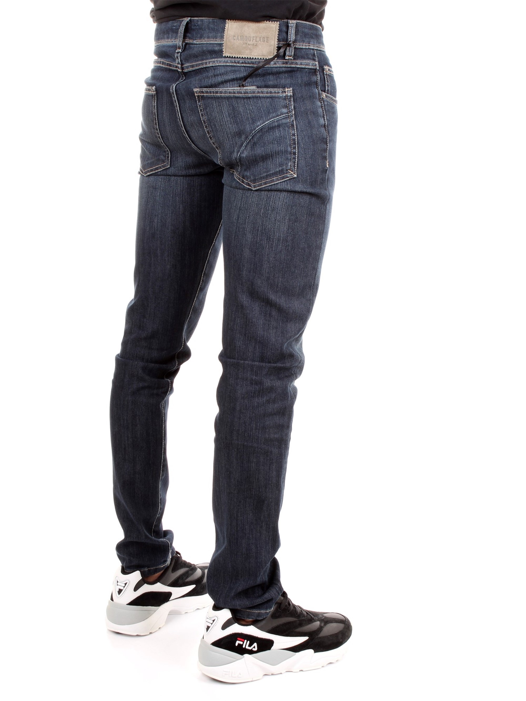 CAMOUFLAGE D00 A154 Dark blue Clothing Man Jeans CAMOUFLAGE D00 A154 Dark blue Clothing Man Jeans