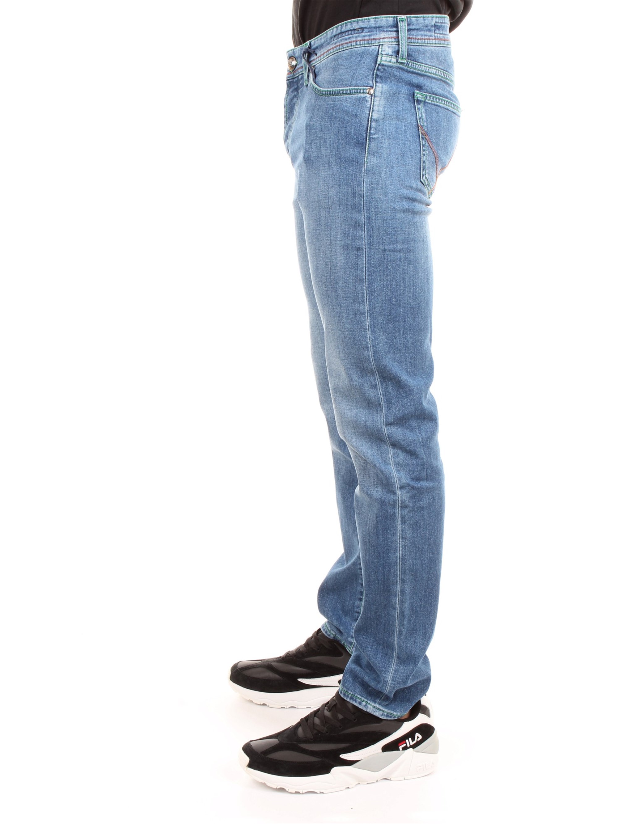 ROY ROGER'S RSU000D14100726 Light blue Clothing Man Jeans ROY ROGER'S RSU000D14100726 Light blue Clothing Man Jeans