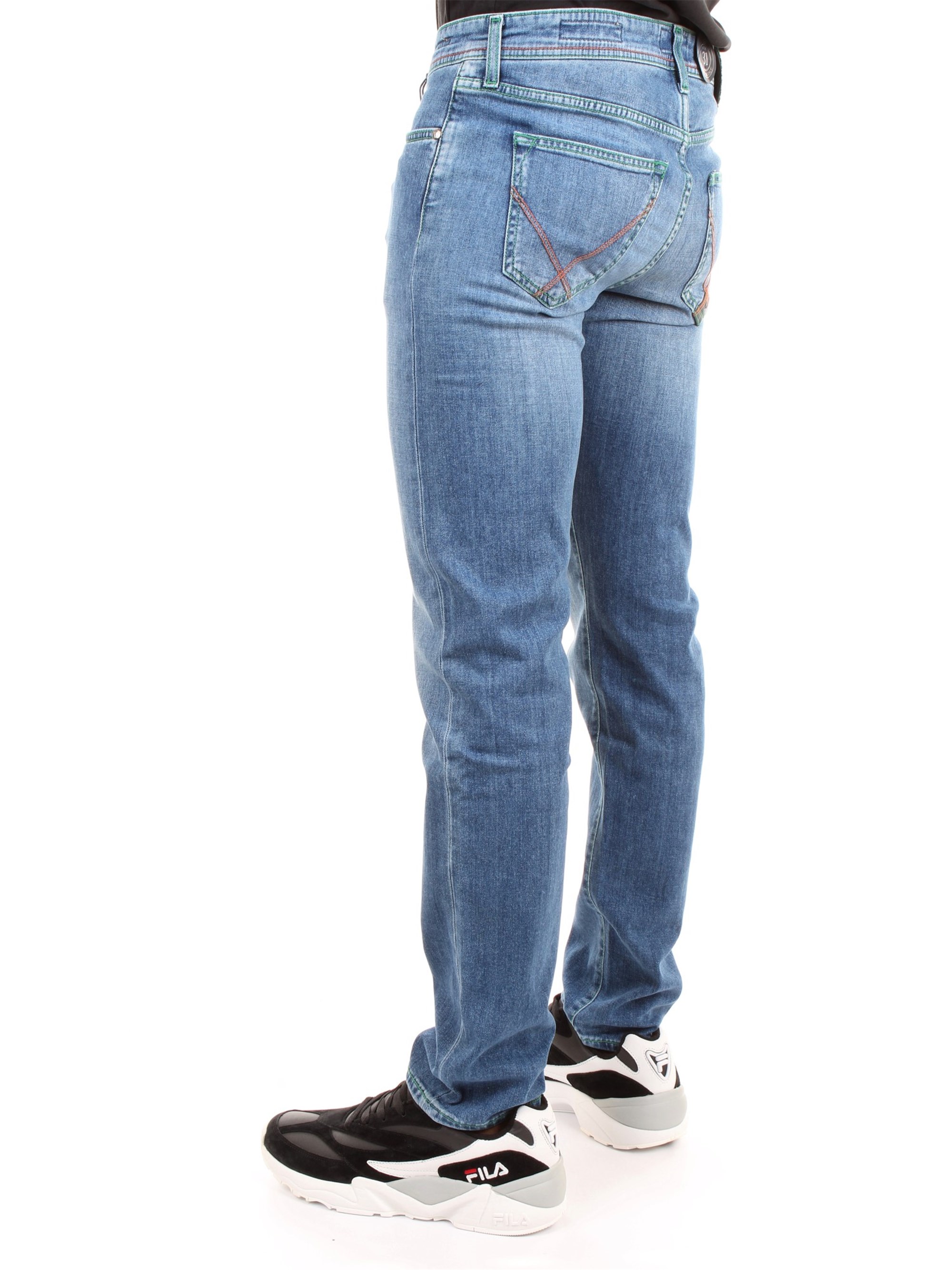 ROY ROGER'S RSU000D14100726 Light blue Clothing Man Jeans ROY ROGER'S RSU000D14100726 Light blue Clothing Man Jeans