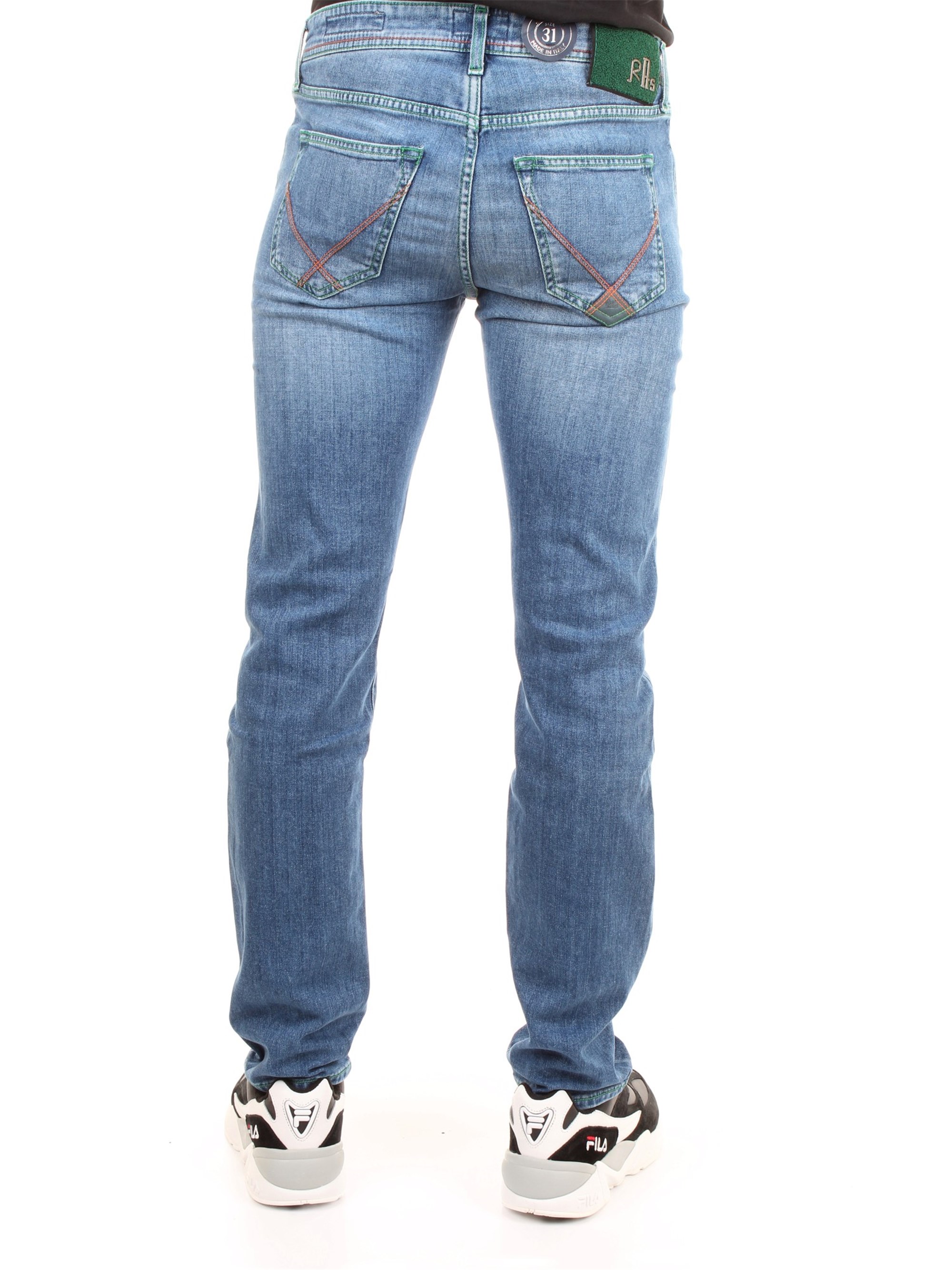 ROY ROGER'S RSU000D14100726 Light blue Clothing Man Jeans ROY ROGER'S RSU000D14100726 Light blue Clothing Man Jeans