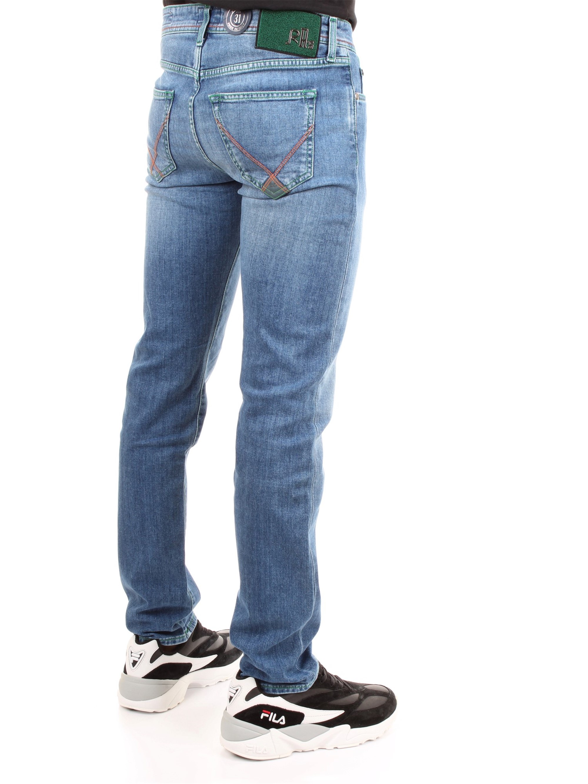 ROY ROGER'S RSU000D14100726 Light blue Clothing Man Jeans ROY ROGER'S RSU000D14100726 Light blue Clothing Man Jeans