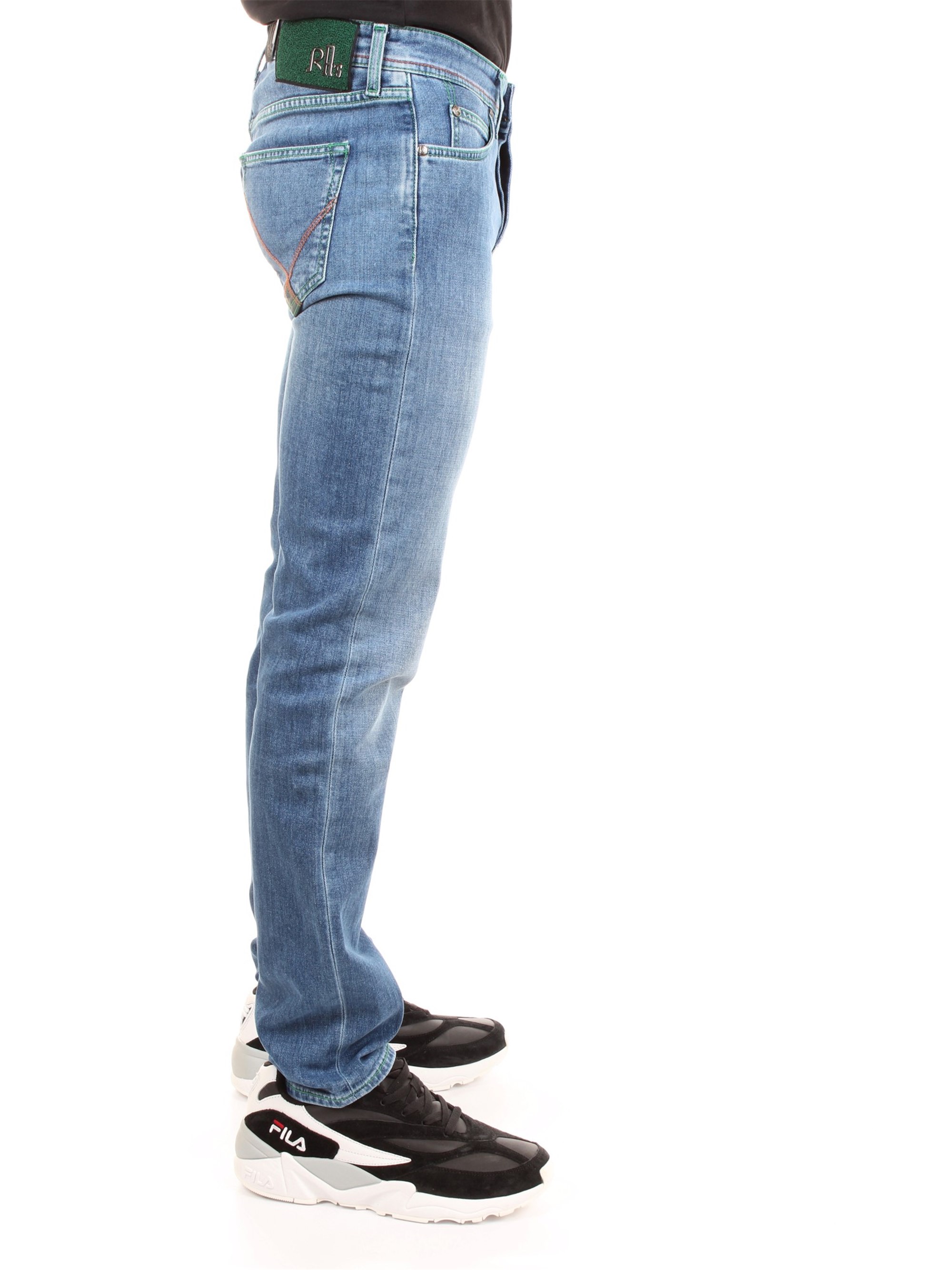 ROY ROGER'S RSU000D14100726 Light blue Clothing Man Jeans ROY ROGER'S RSU000D14100726 Light blue Clothing Man Jeans