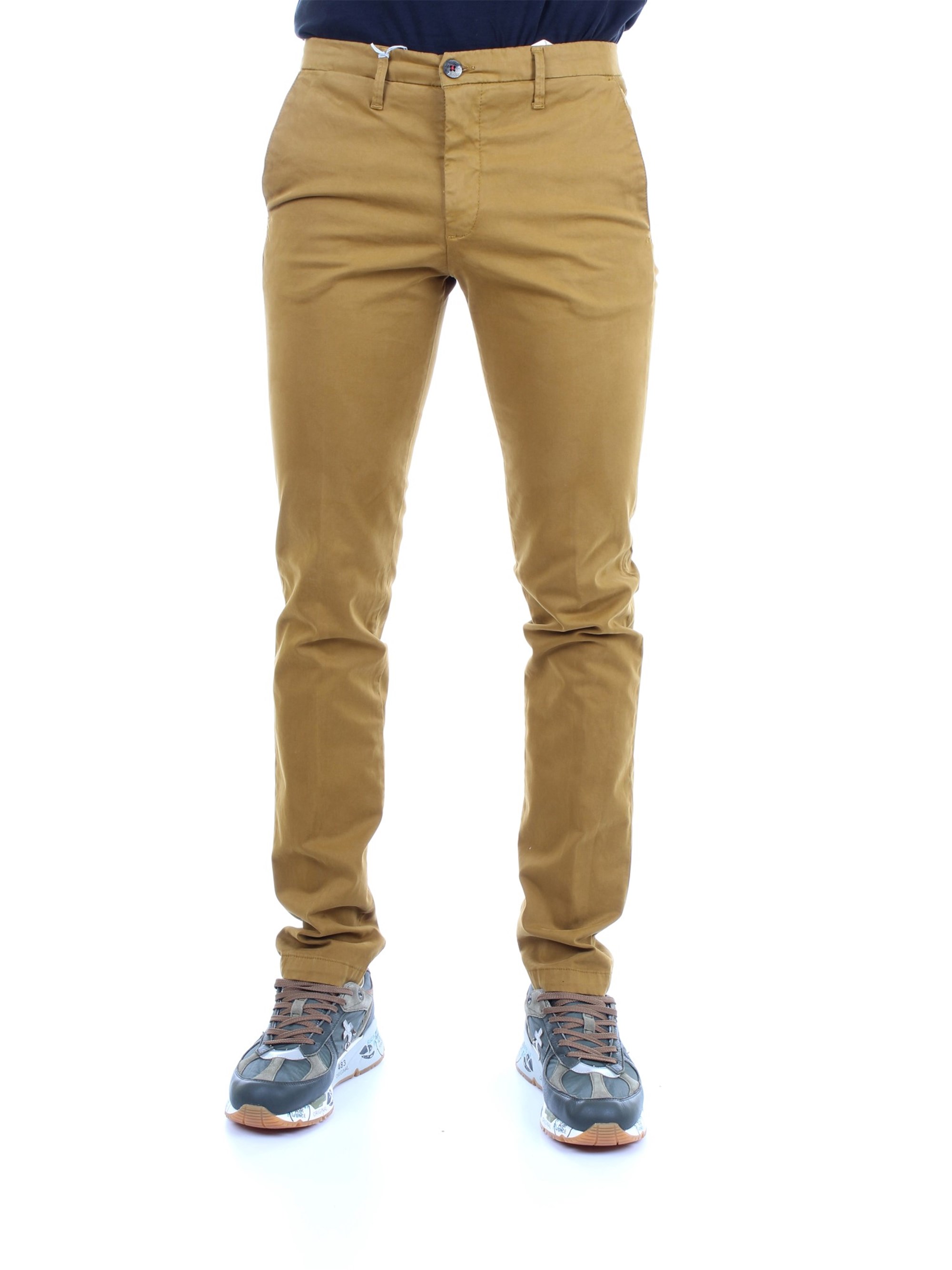 MANUEL RITZ 2732P1578T 193811 Ochre Clothing Man Trousers MANUEL RITZ 2732P1578T 193811 Ochre Clothing Man Trousers