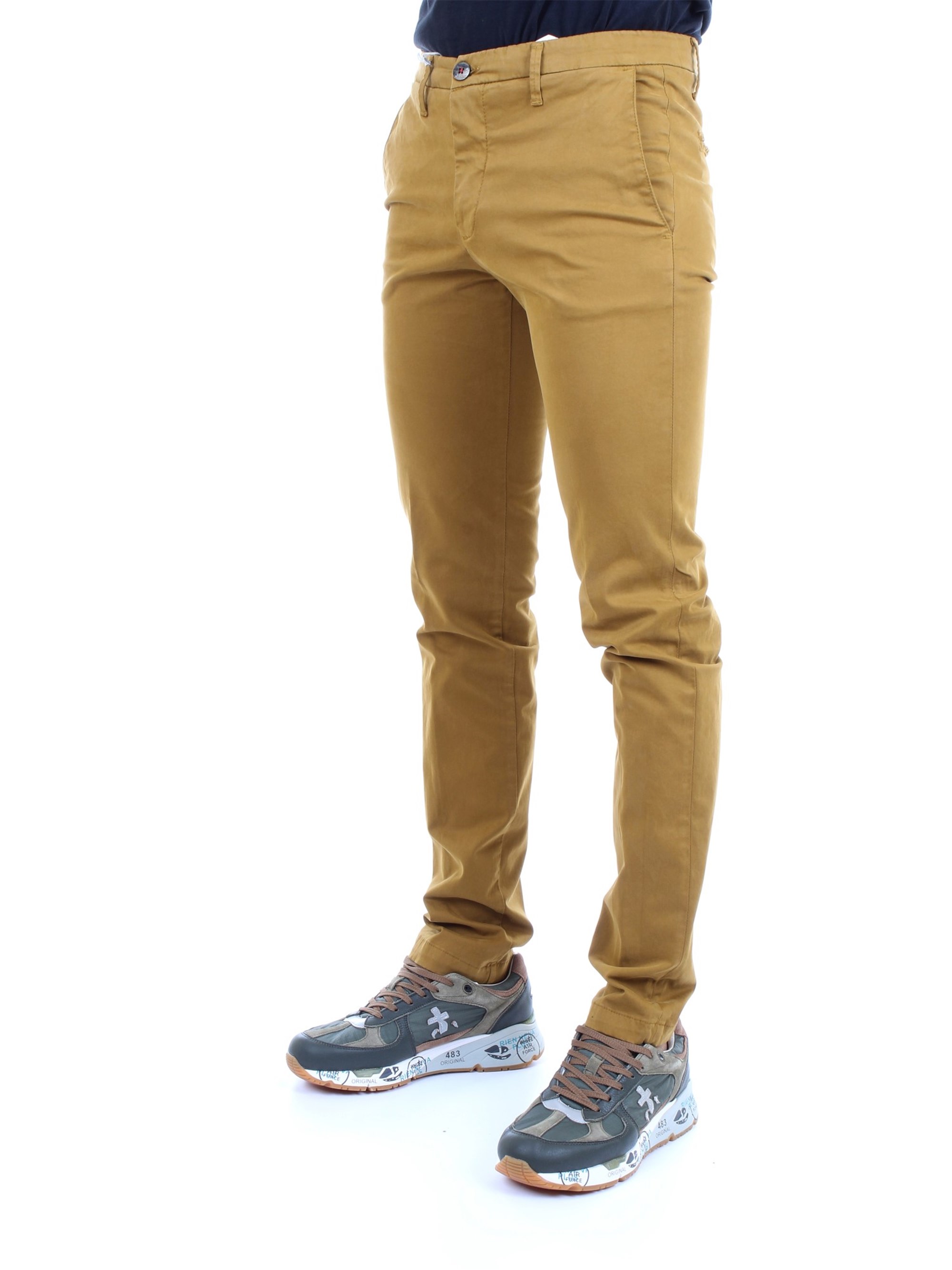 MANUEL RITZ 2732P1578T 193811 Ochre Clothing Man Trousers MANUEL RITZ 2732P1578T 193811 Ochre Clothing Man Trousers