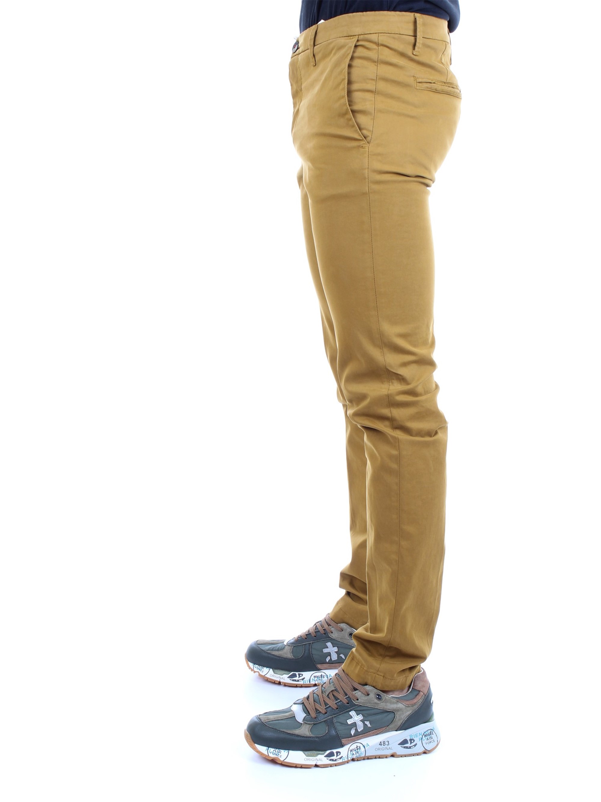 MANUEL RITZ 2732P1578T 193811 Ochre Clothing Man Trousers MANUEL RITZ 2732P1578T 193811 Ochre Clothing Man Trousers