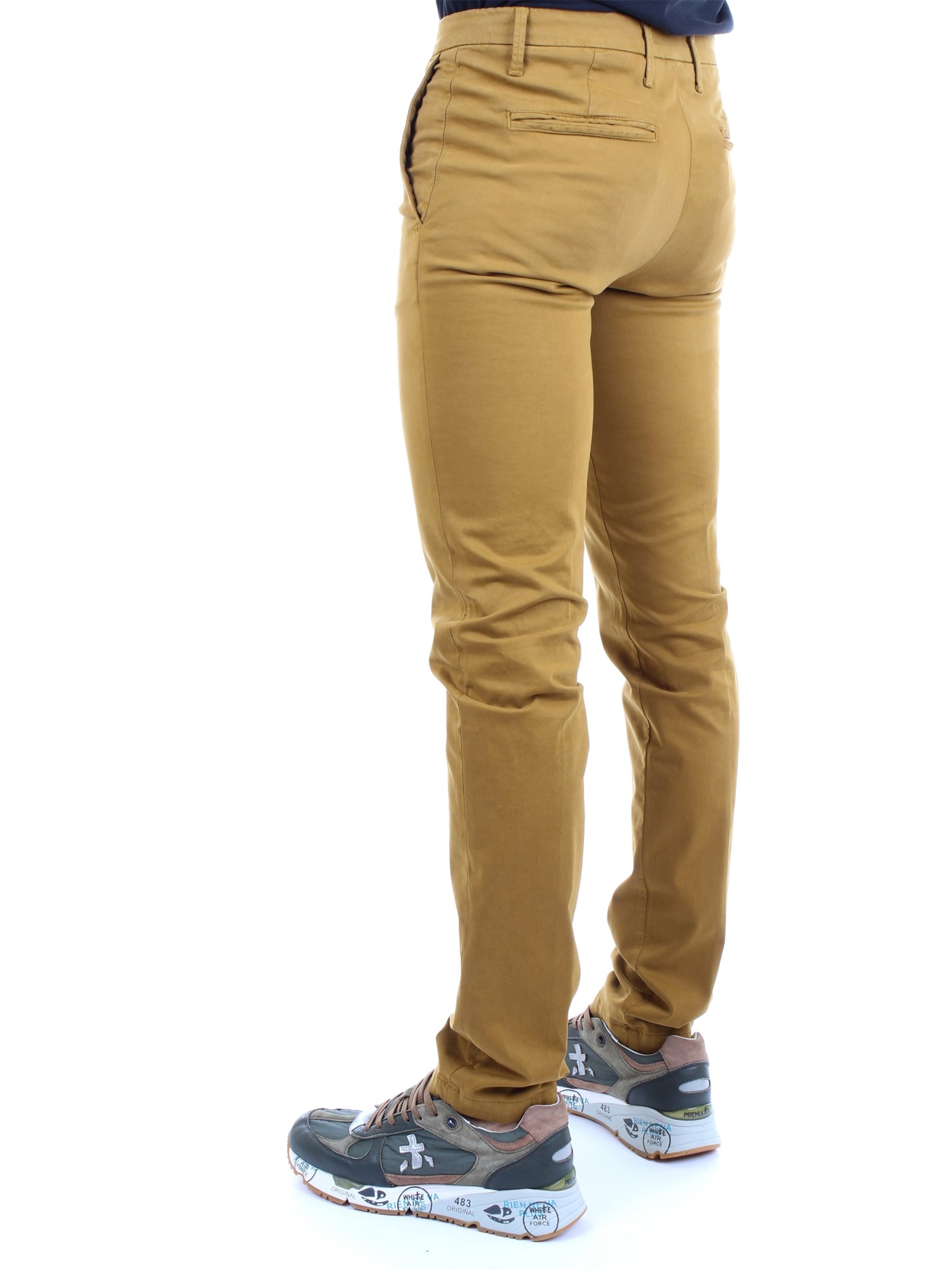 MANUEL RITZ 2732P1578T 193811 Ochre Clothing Man Trousers MANUEL RITZ 2732P1578T 193811 Ochre Clothing Man Trousers