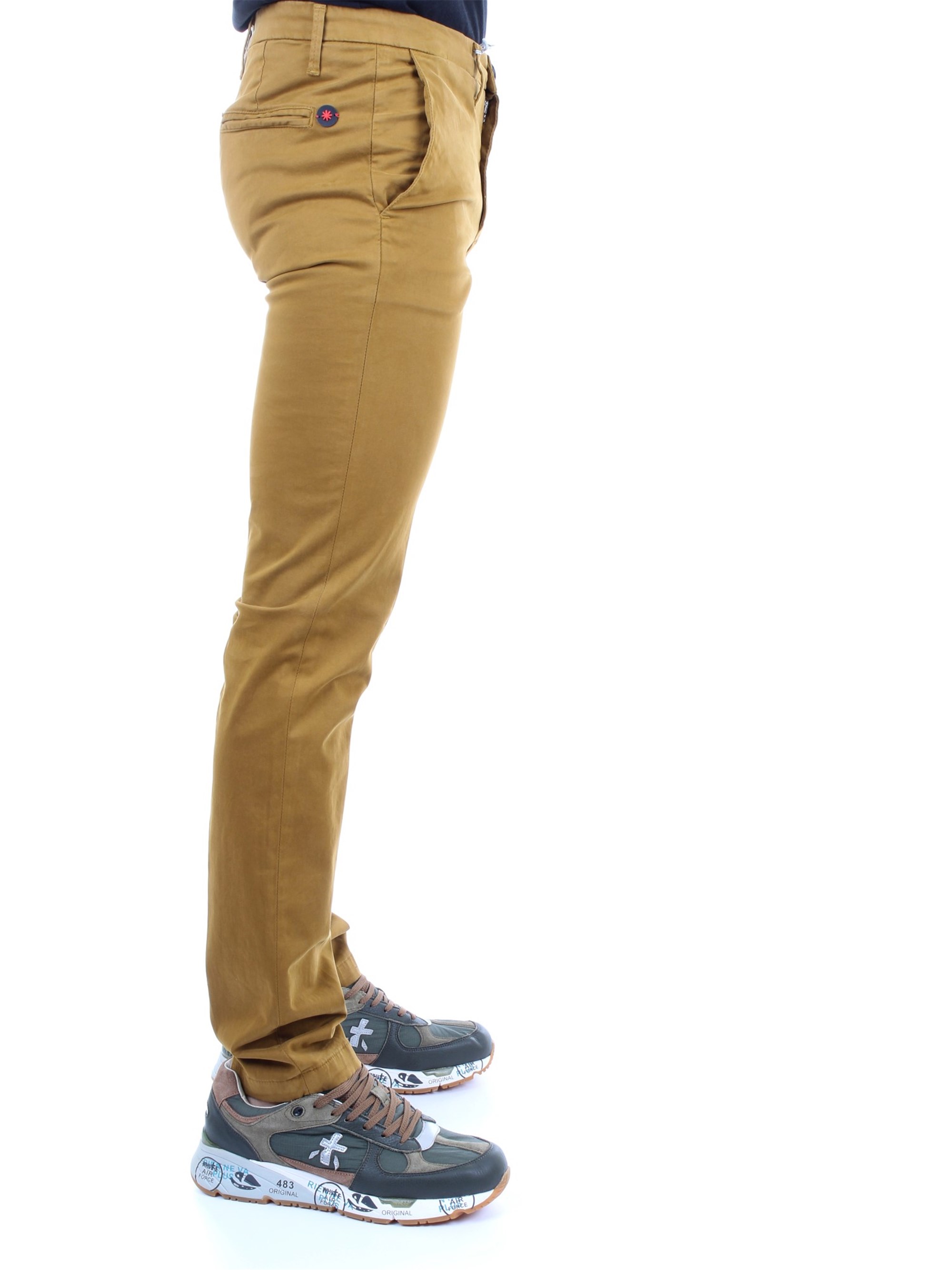 MANUEL RITZ 2732P1578T 193811 Ochre Clothing Man Trousers MANUEL RITZ 2732P1578T 193811 Ochre Clothing Man Trousers