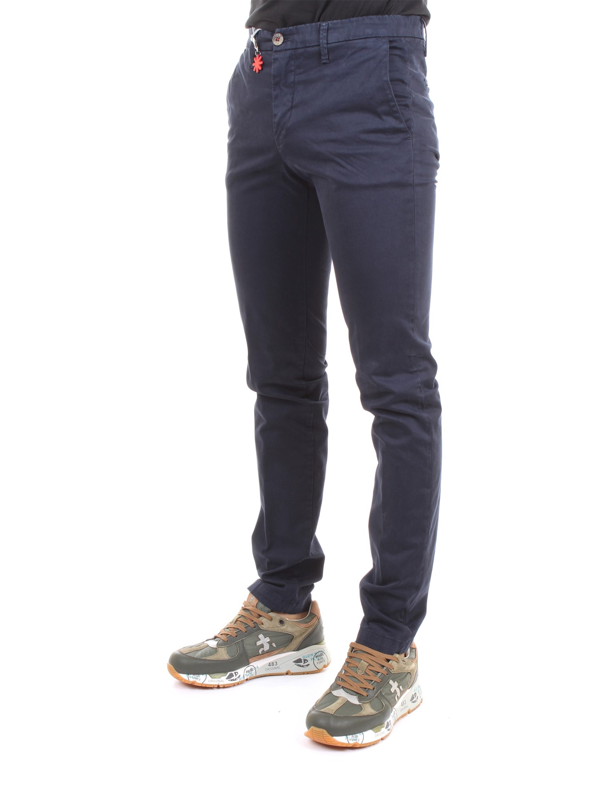 MANUEL RITZ 2732P1578T 193811 Medium blue Clothing Man Trousers MANUEL RITZ 2732P1578T 193811 Medium blue Clothing Man Trousers