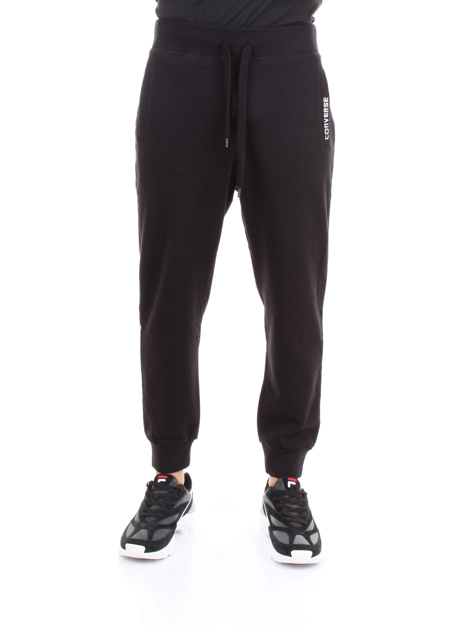 CONVERSE 1018605 Black Clothing Man Trousers CONVERSE 1018605 Black Clothing Man Trousers