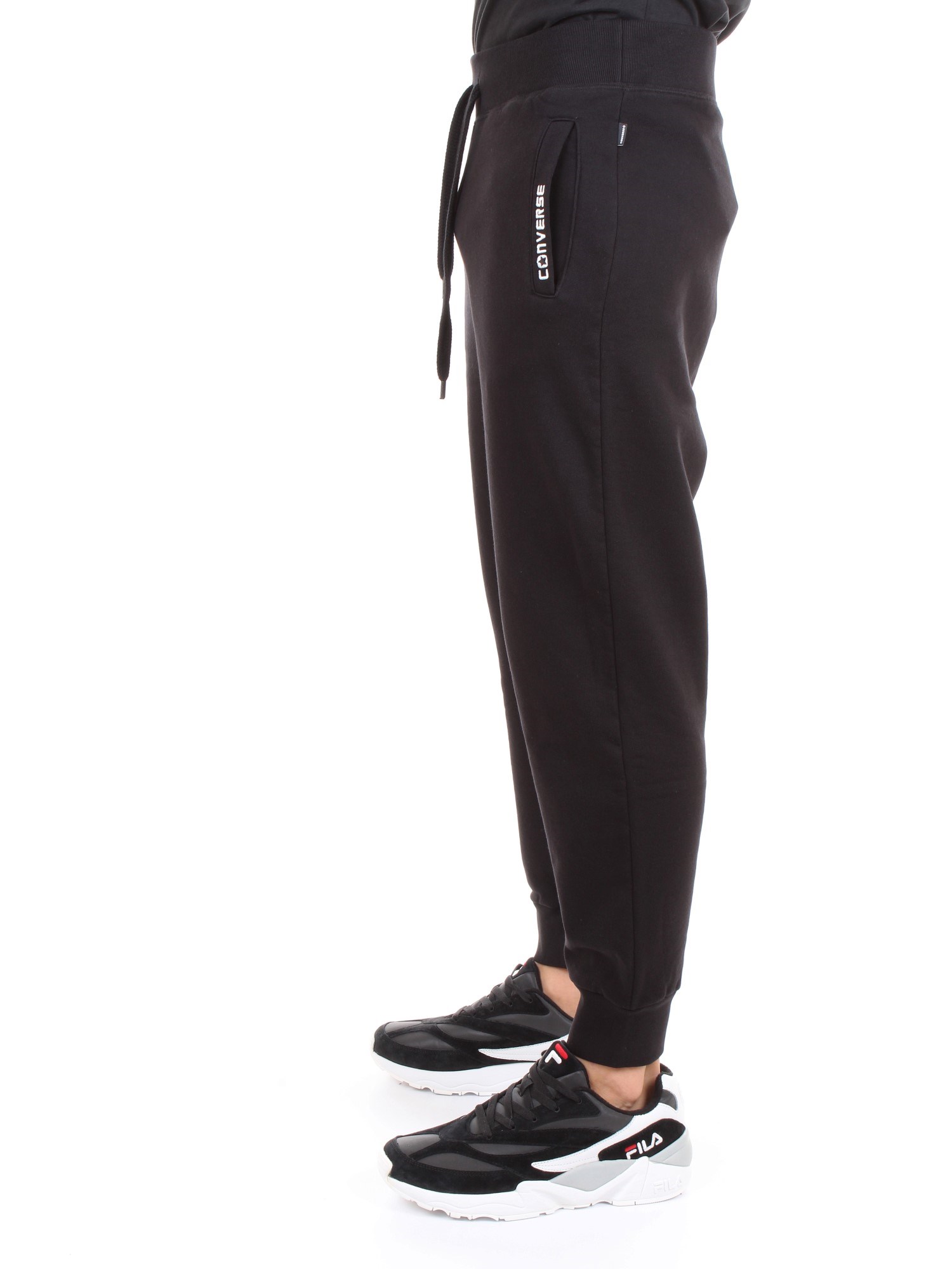 CONVERSE 1018605 Black Clothing Man Trousers CONVERSE 1018605 Black Clothing Man Trousers